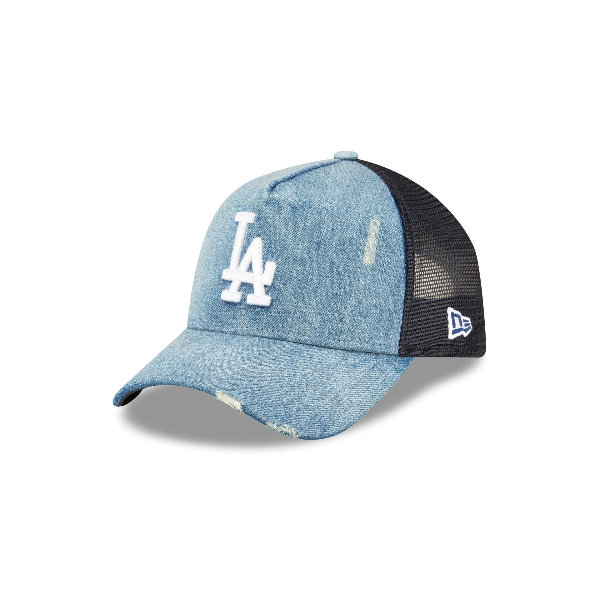 New Era - Los Angeles Dodgers - 9FORTY A-Frame Trucker Cap - Black/Black
