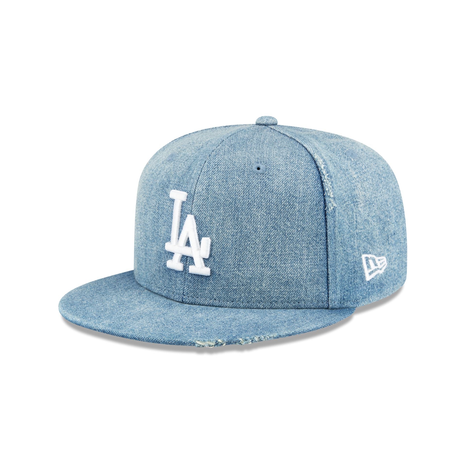 Los Angeles Dodgers Distressed Denim 59FIFTY Fitted Hat New Era Cap