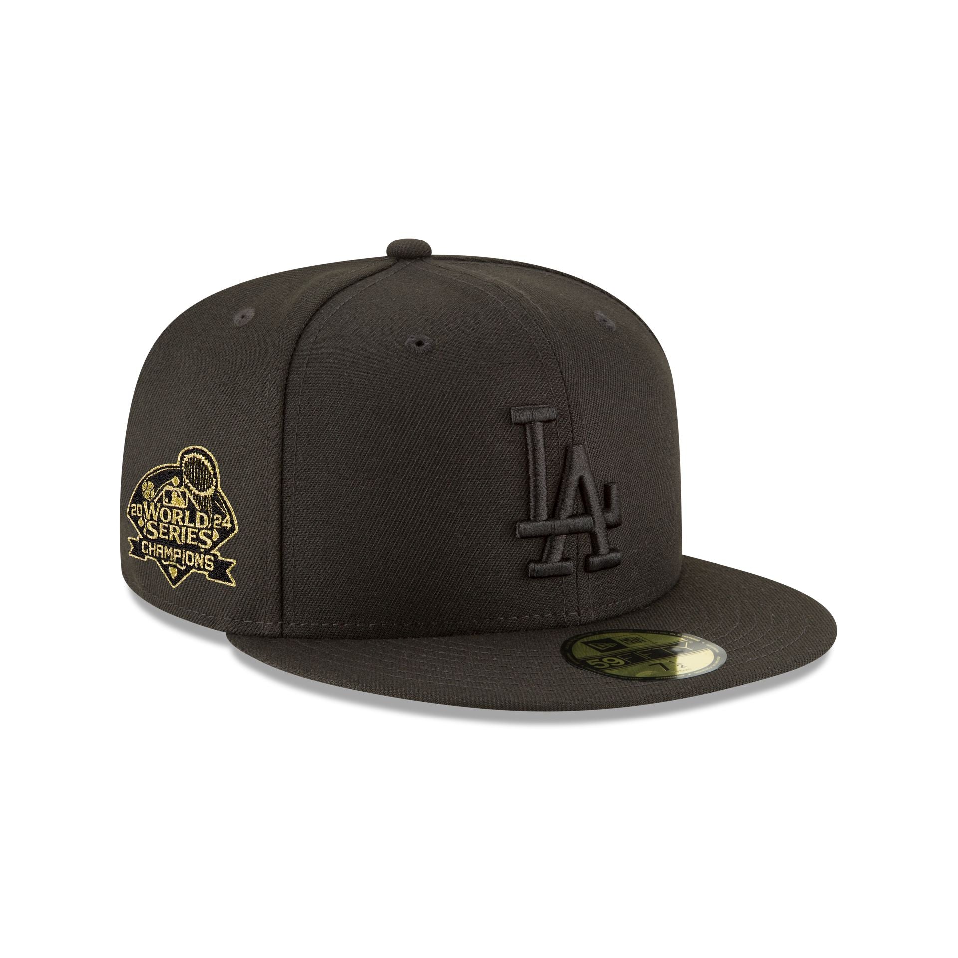 Black on black la dodgers hat online