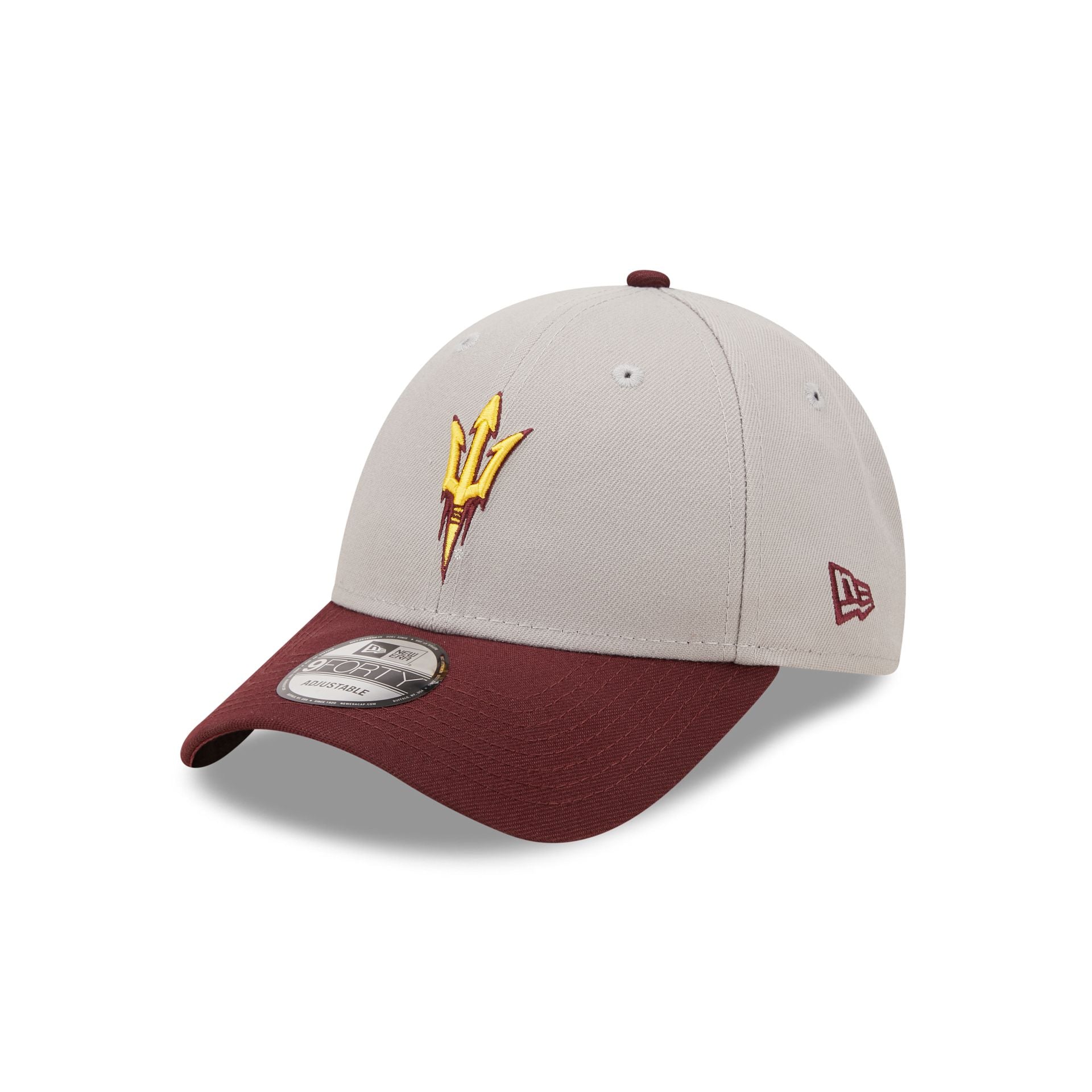 Arizona State Sun Devils 9FORTY Adjustable Hat, Gray, by New Era