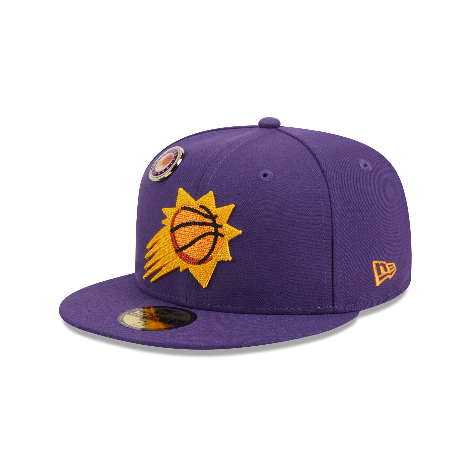 Phoenix Suns Sport Night 59FIFTY Fitted Hat, Purple - Size: 7 3/8, NBA by New Era