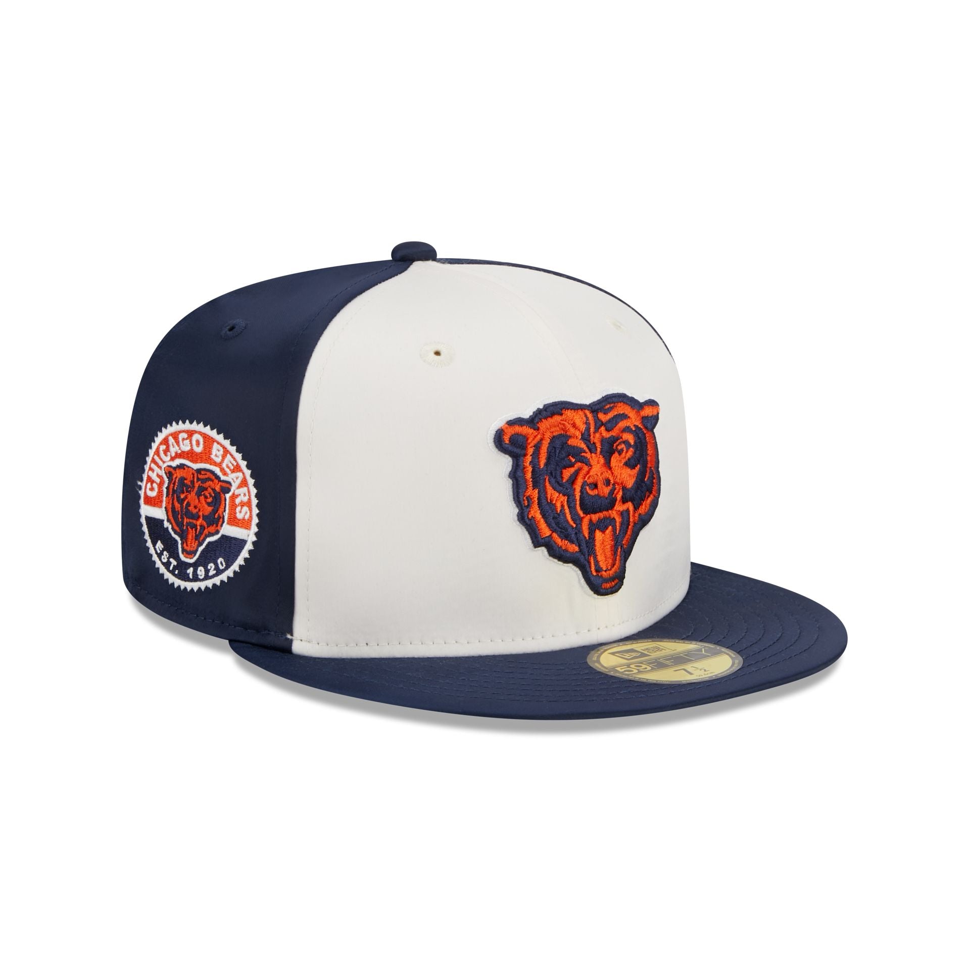 New Era Chicago Bears Black And White 59FIFTY Cap