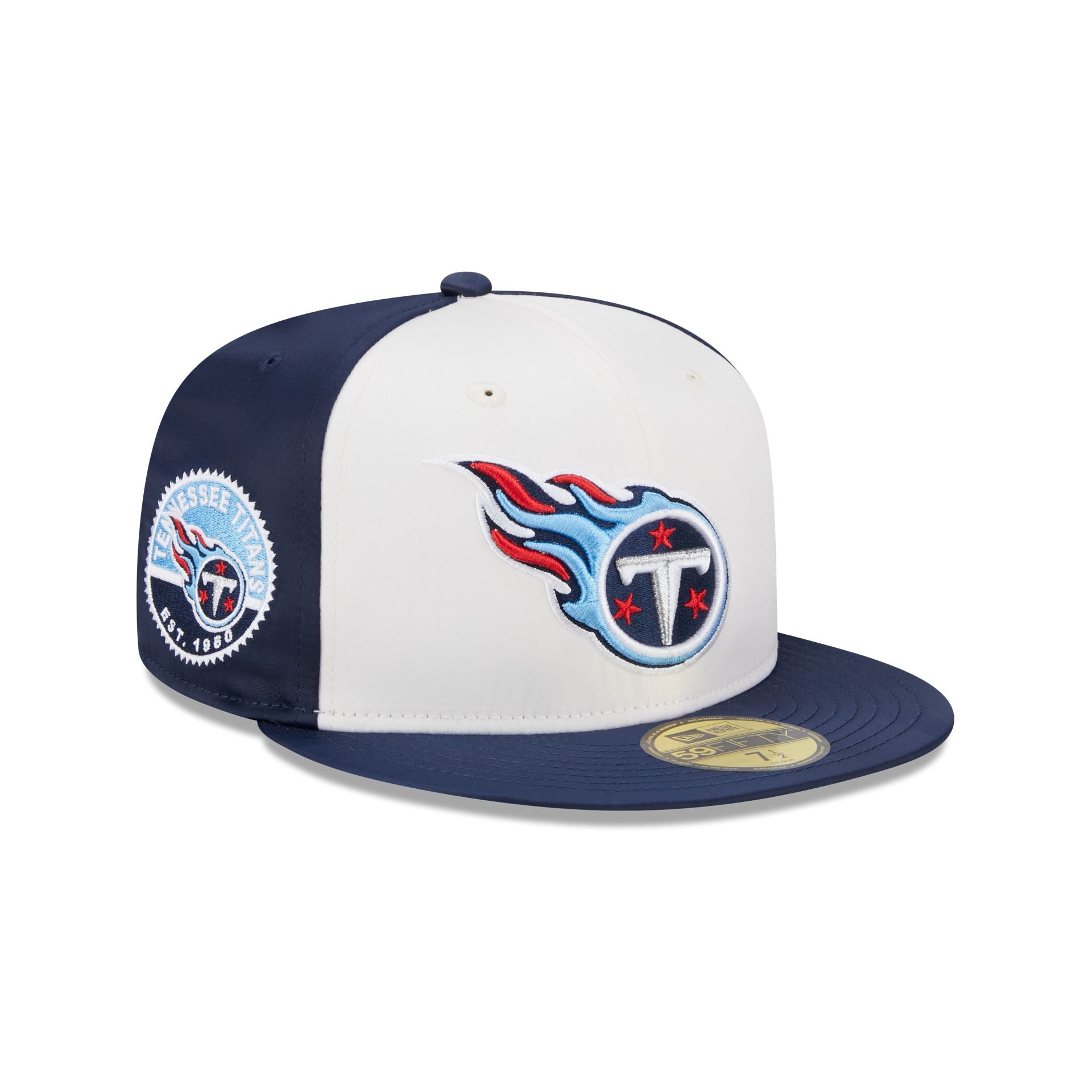 Tennessee Titans Throwback Golfer Hat, Gray, by New Era