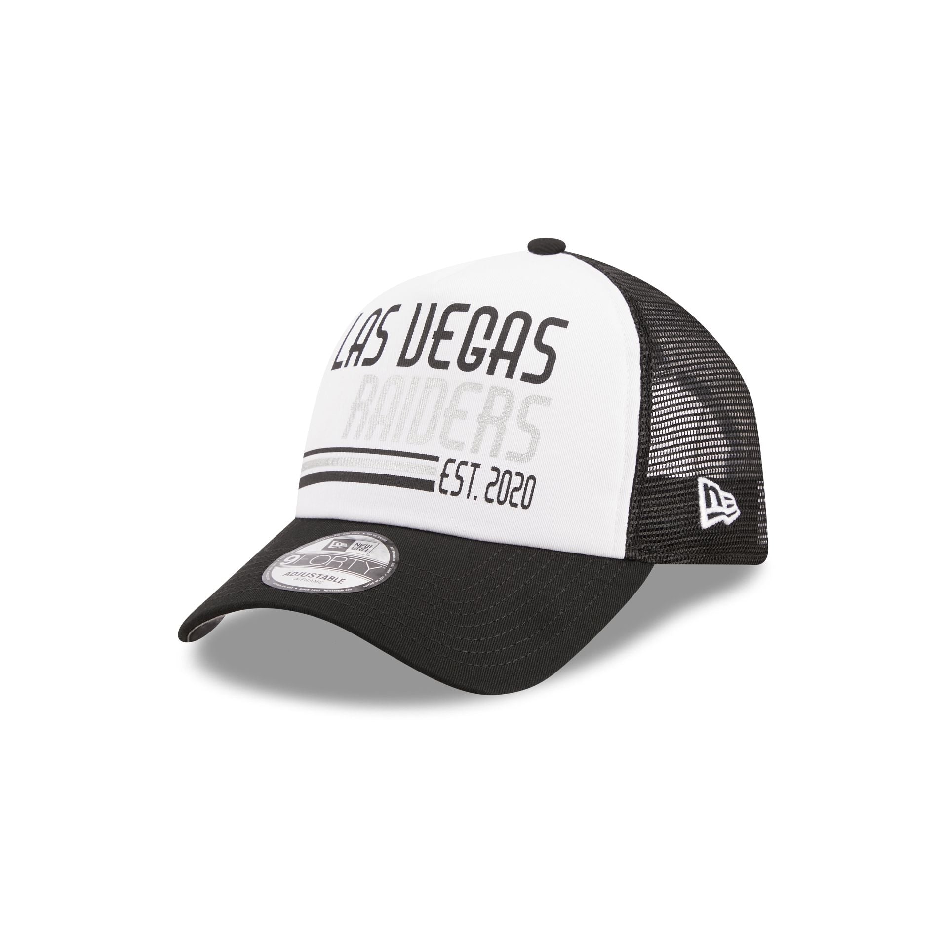 Las Vegas Raiders New Era Outline 9FORTY Snapback Hat - Black