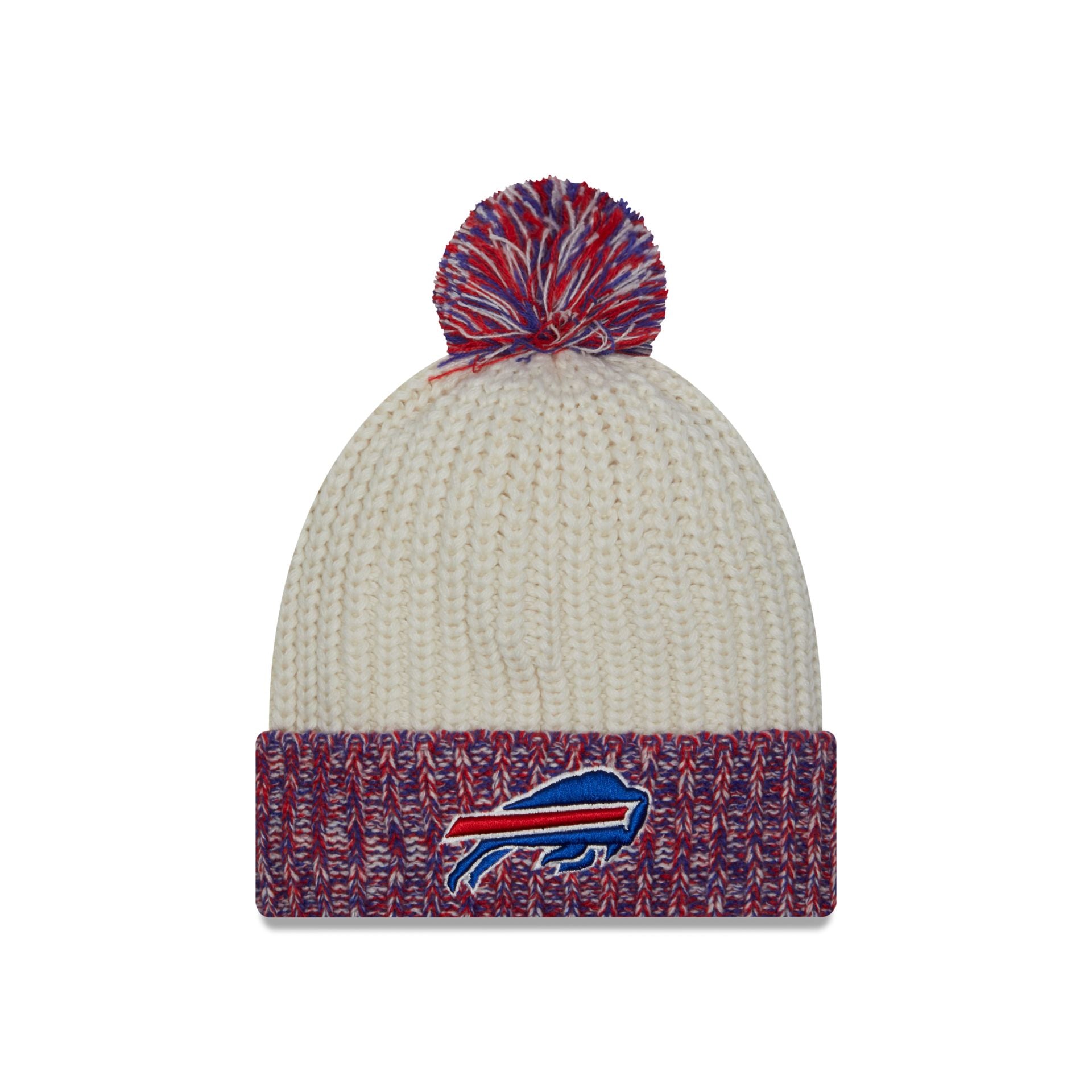 New Era Women's Buffalo Bills Marled Throwback Knit Beanie