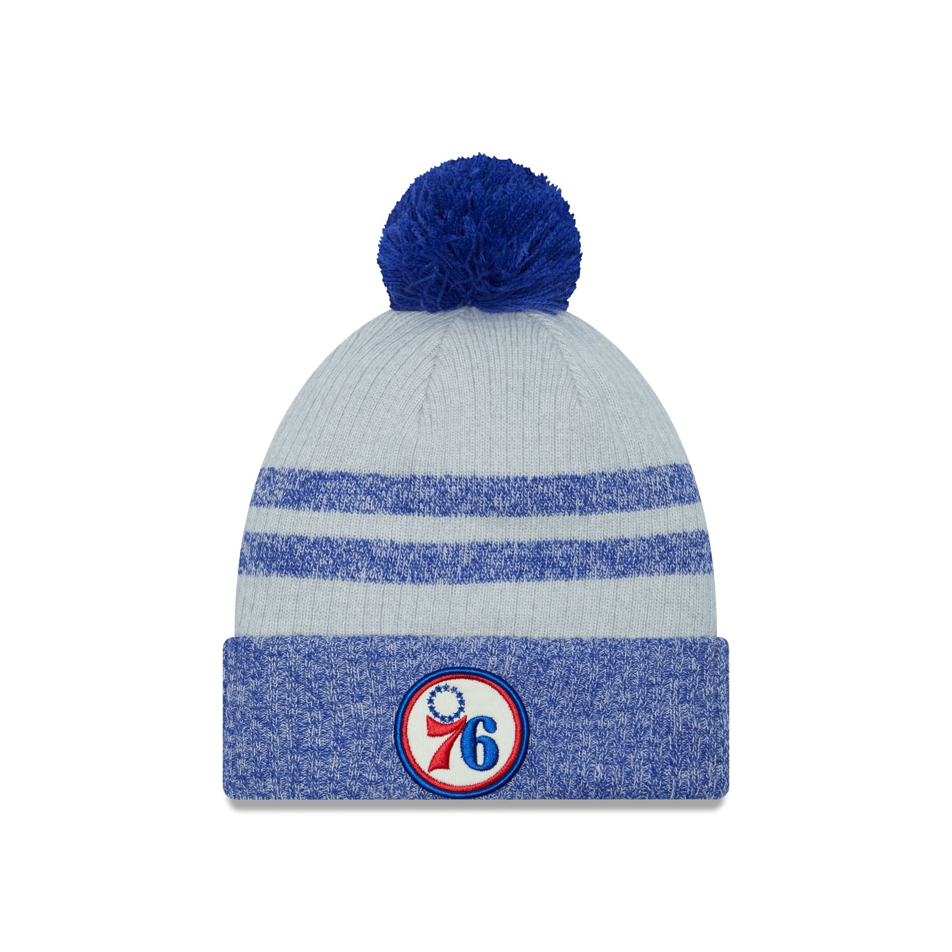 Philadelphia 76ers Sport Night Pom Knit Hat New Era Cap