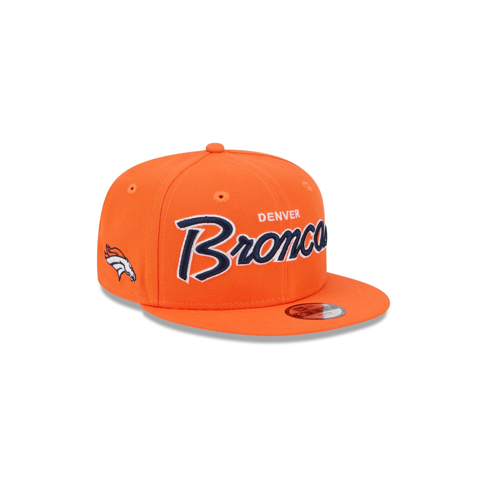 Denver Broncos Script Kids 9FIFTY Snapback Hat New Era Cap