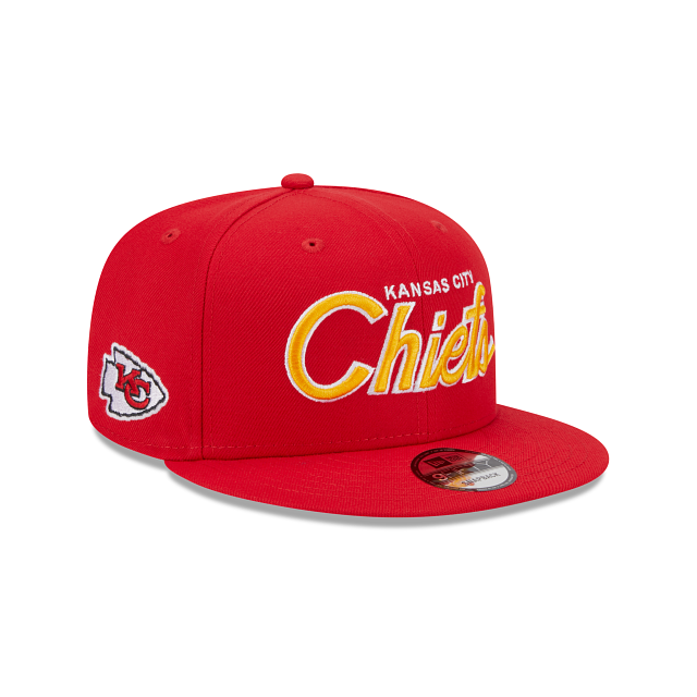 Kansas City Chiefs Snapback Hat Embroidered (Script)