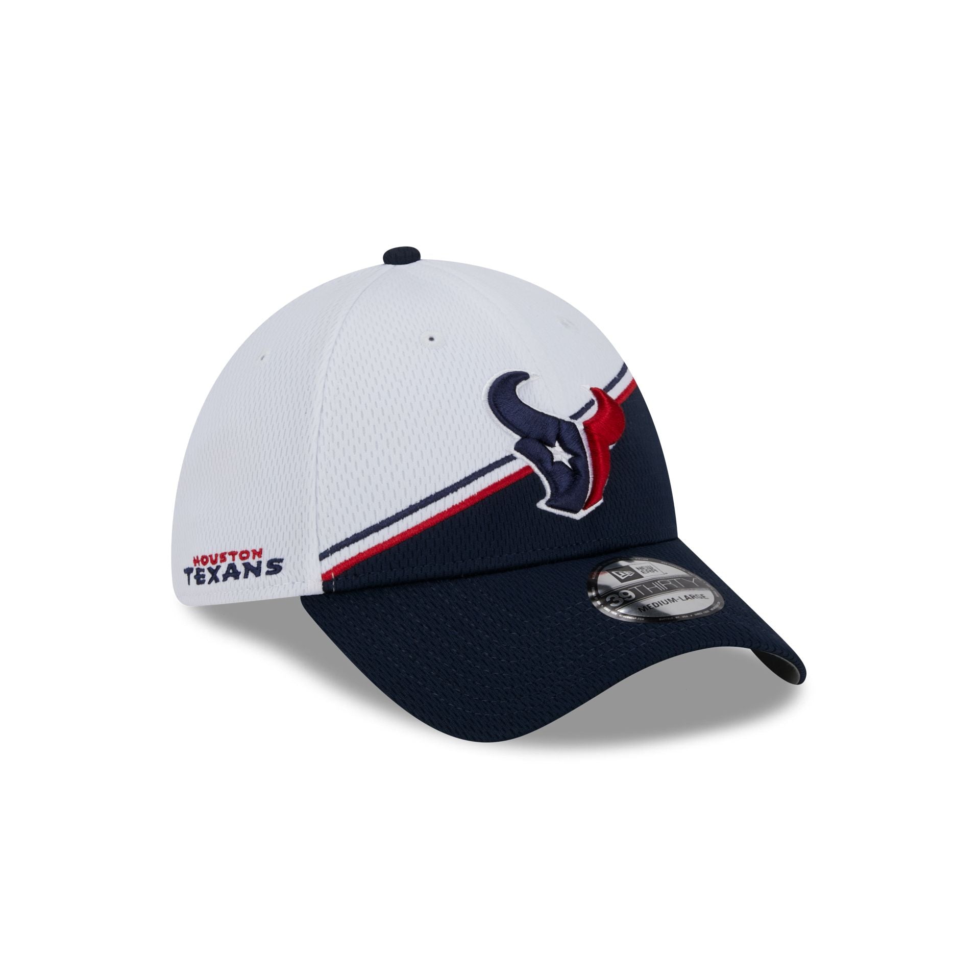 New Era Men's Houston Texans 2023 Sideline Team Color 39THIRTY Stretch Fit Hat - M/L Each