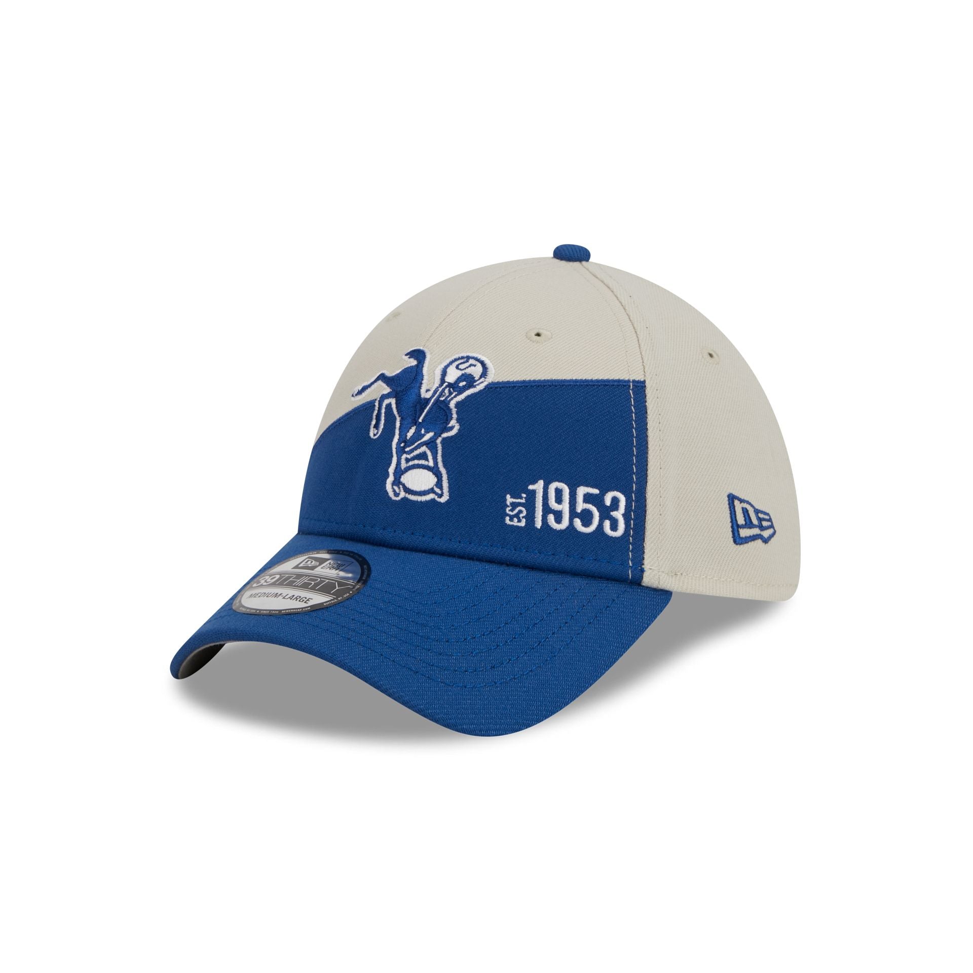 Indianapolis Colts 2023 Sideline White 39THIRTY Stretch Fit Hat - Size: L/xl, NFL by New Era