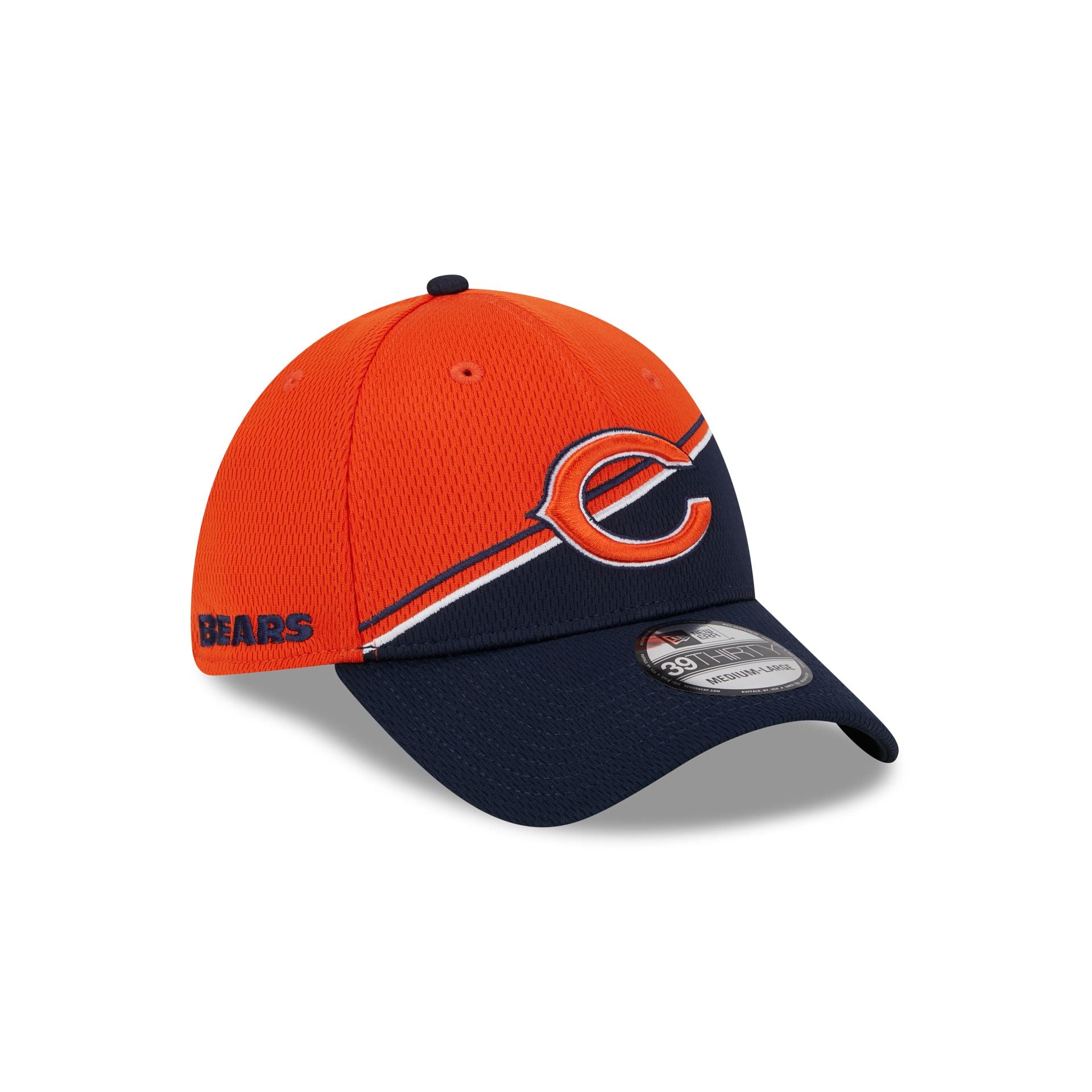 Chicago Bears NFL TRAINING White Visor by New Era