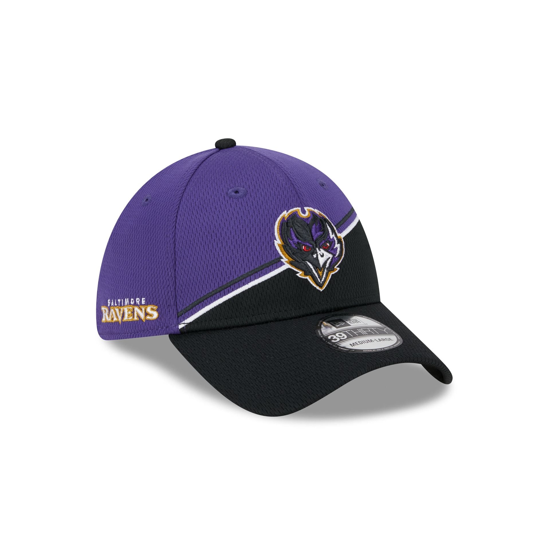 New Era Men's Baltimore Ravens 2023 Sideline Alternate Black 39Thirty  Stretch Fit Hat