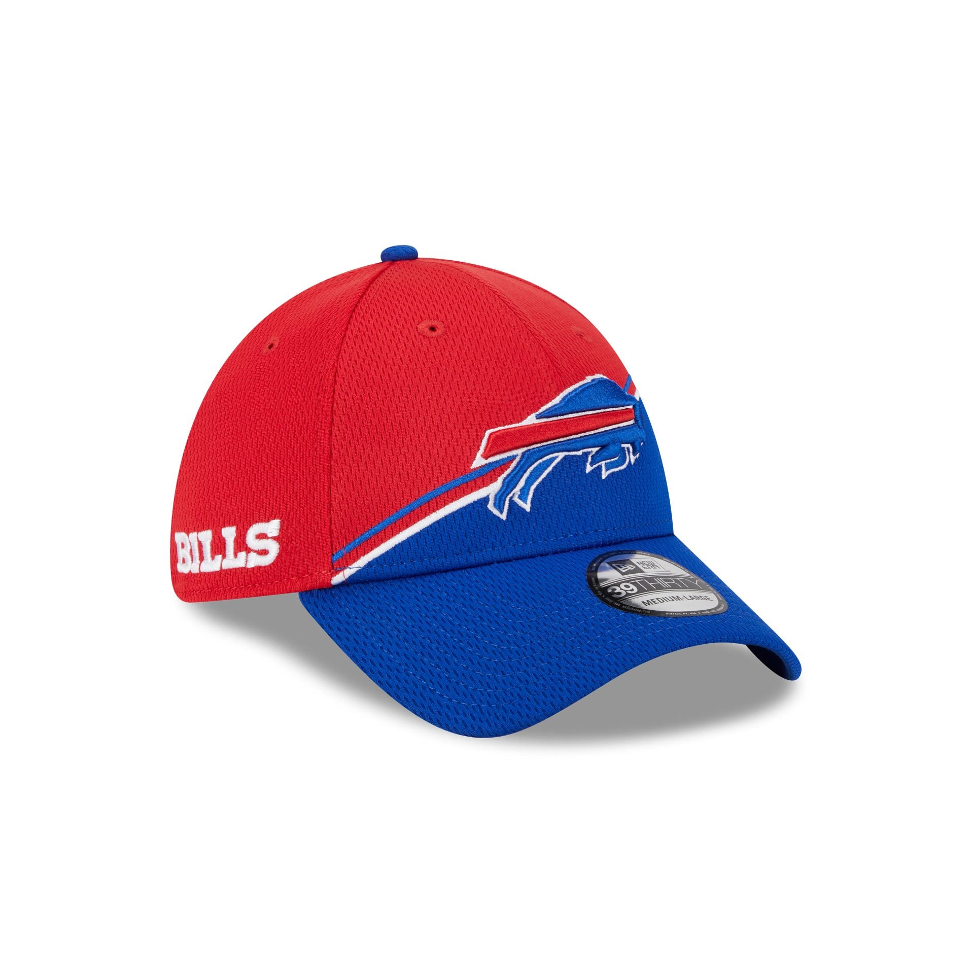 New Era Men's Buffalo Bills 2023 Sideline Alternate 39THIRTY Stretch Fit Hat - Blue - S/M Each