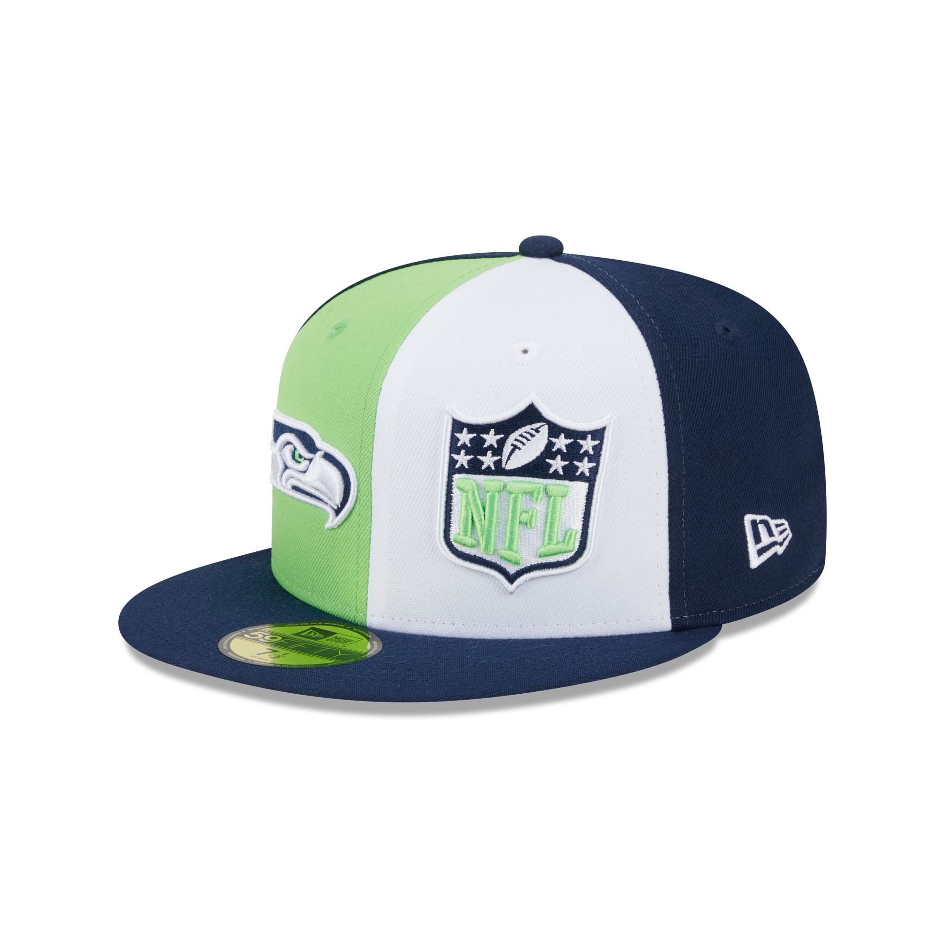 New Era Men's Seattle Seahawks 2023 Sideline Pinwheel 59Fifty