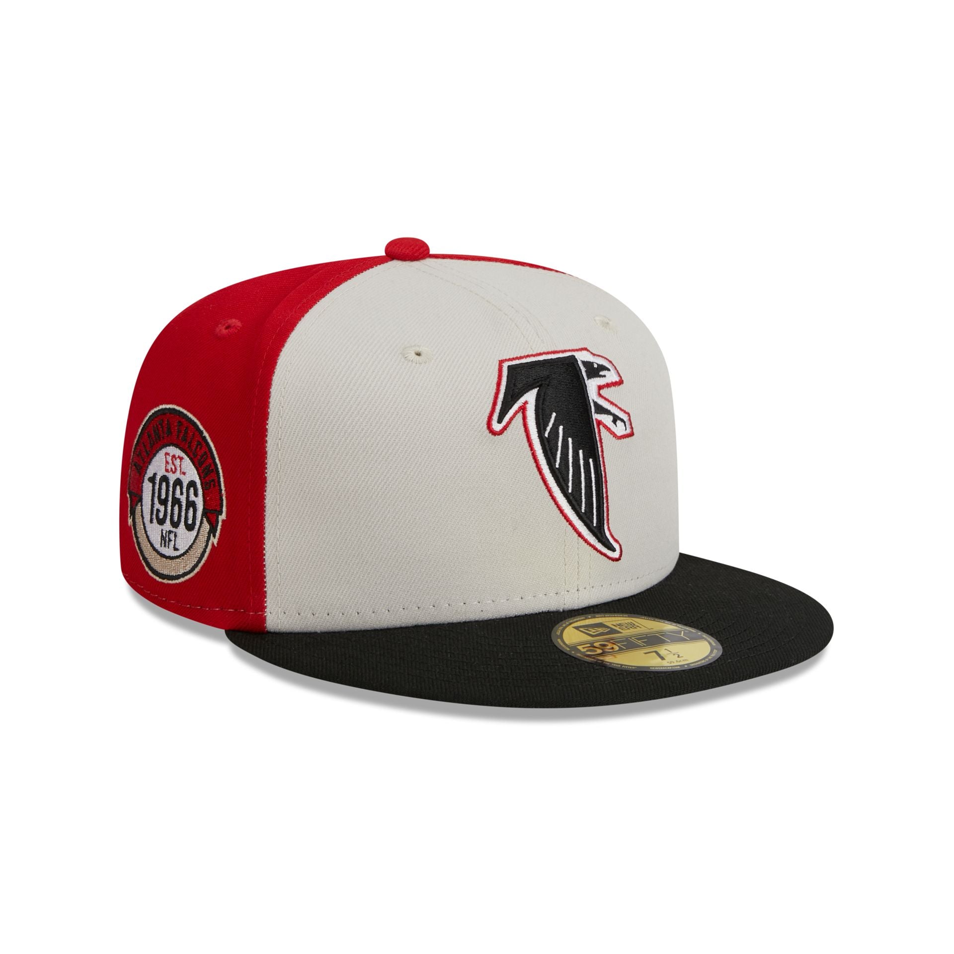 Men's New Era Gray Atlanta Falcons City Describe 59FIFTY Fitted Hat