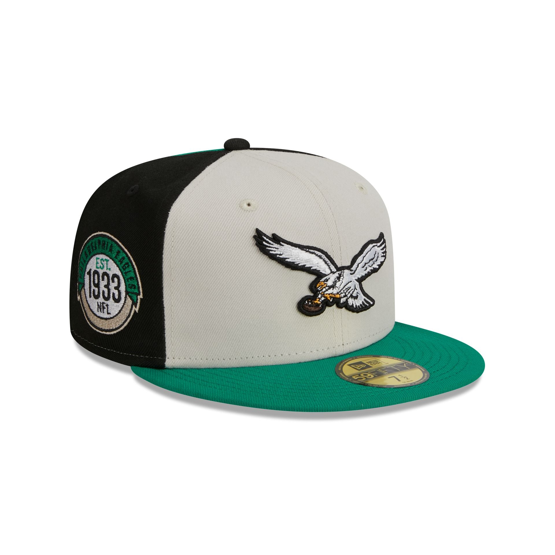 New Era / Men's Philadelphia Eagles Color Pack 9Fifty White Adjustable Hat