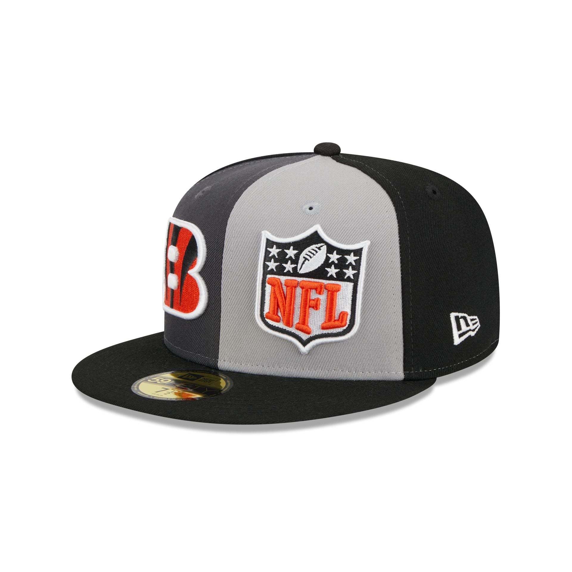 New Era Men 59Fifty NFL Team Cincinnati Bengals Side Line Fitted Hat –