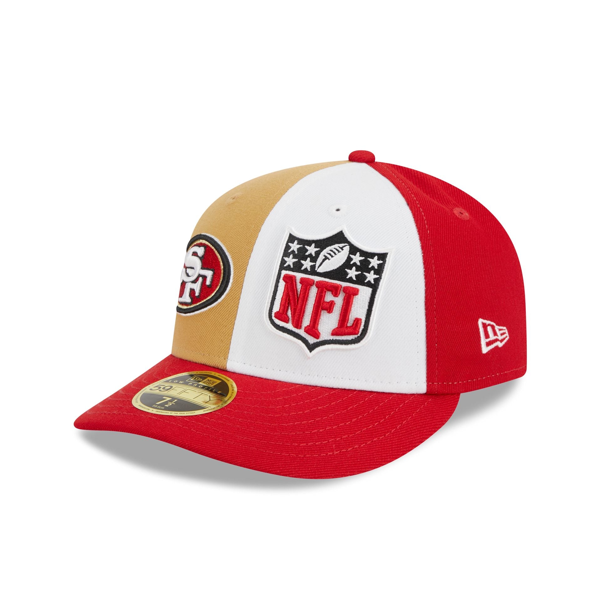 New Era Men's San Francisco 49ers 2023 Sideline Pinwheel 59FIFTY Fitted Hat - 7 3/8 Each