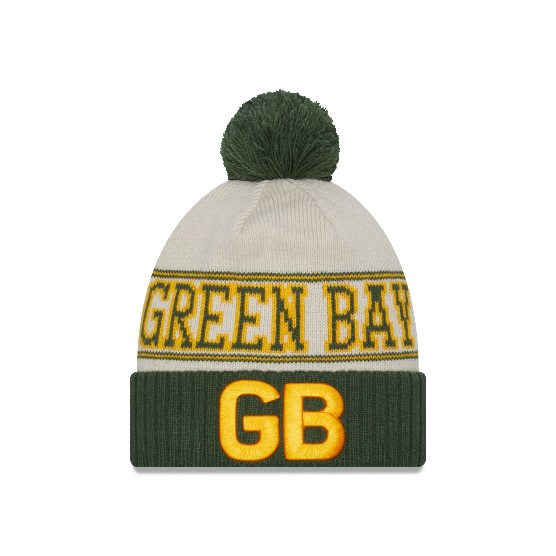 NEW ERA 60281803 2022 Packers Cold Weather Women's Pom Knit