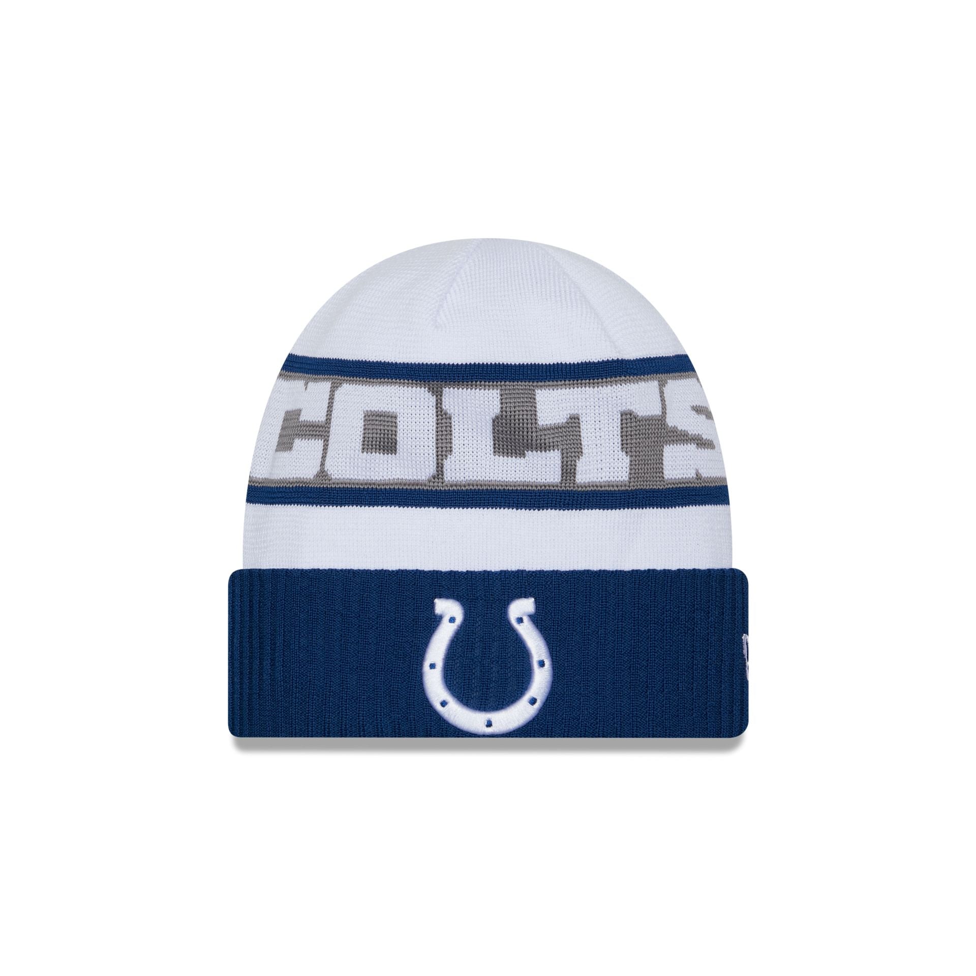 Indianapolis Colts 2023 Cold Weather Knit Hat, White, NFL by New Era