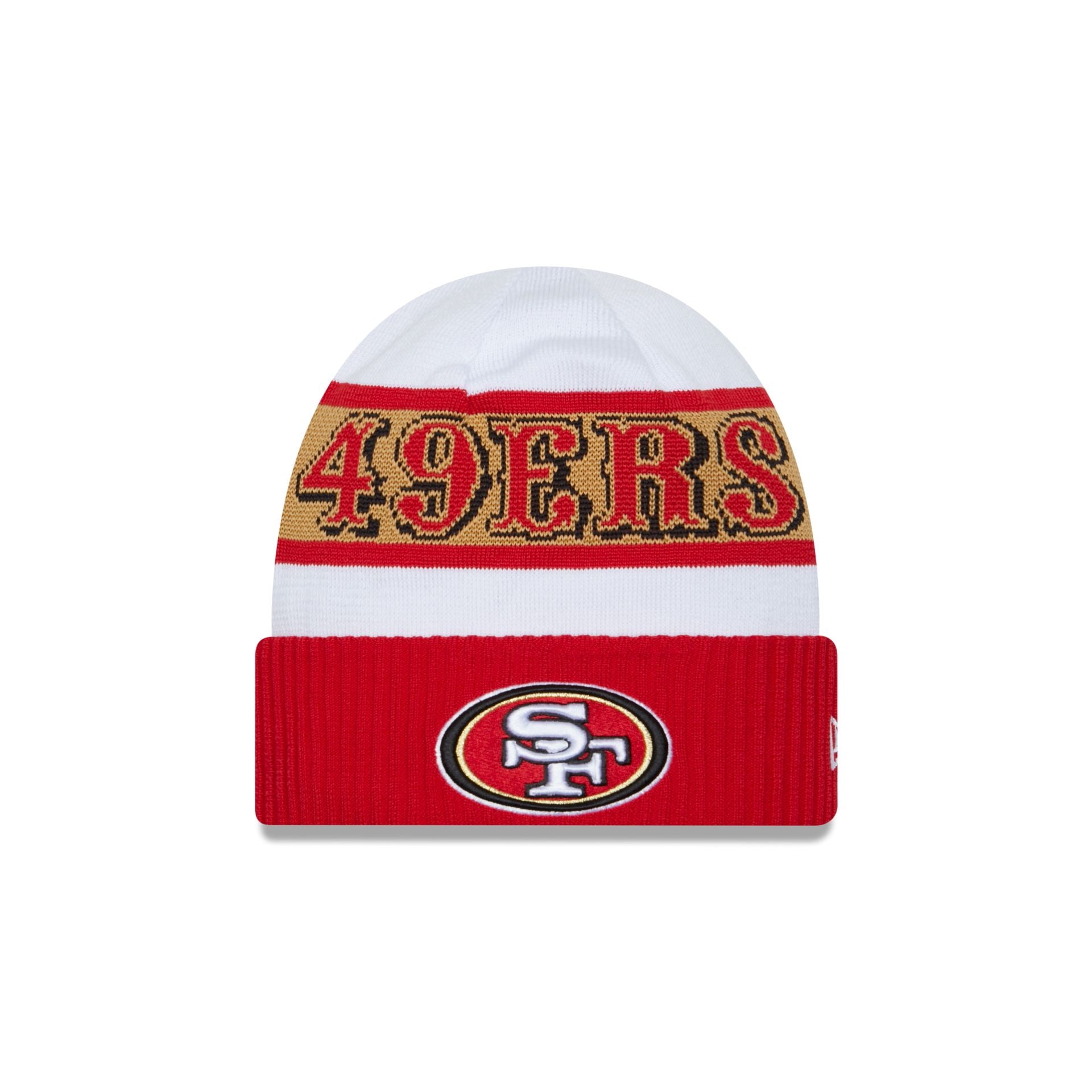 San Francisco 49ers 2023 Cold Weather Knit Hat, White, NFL by New Era