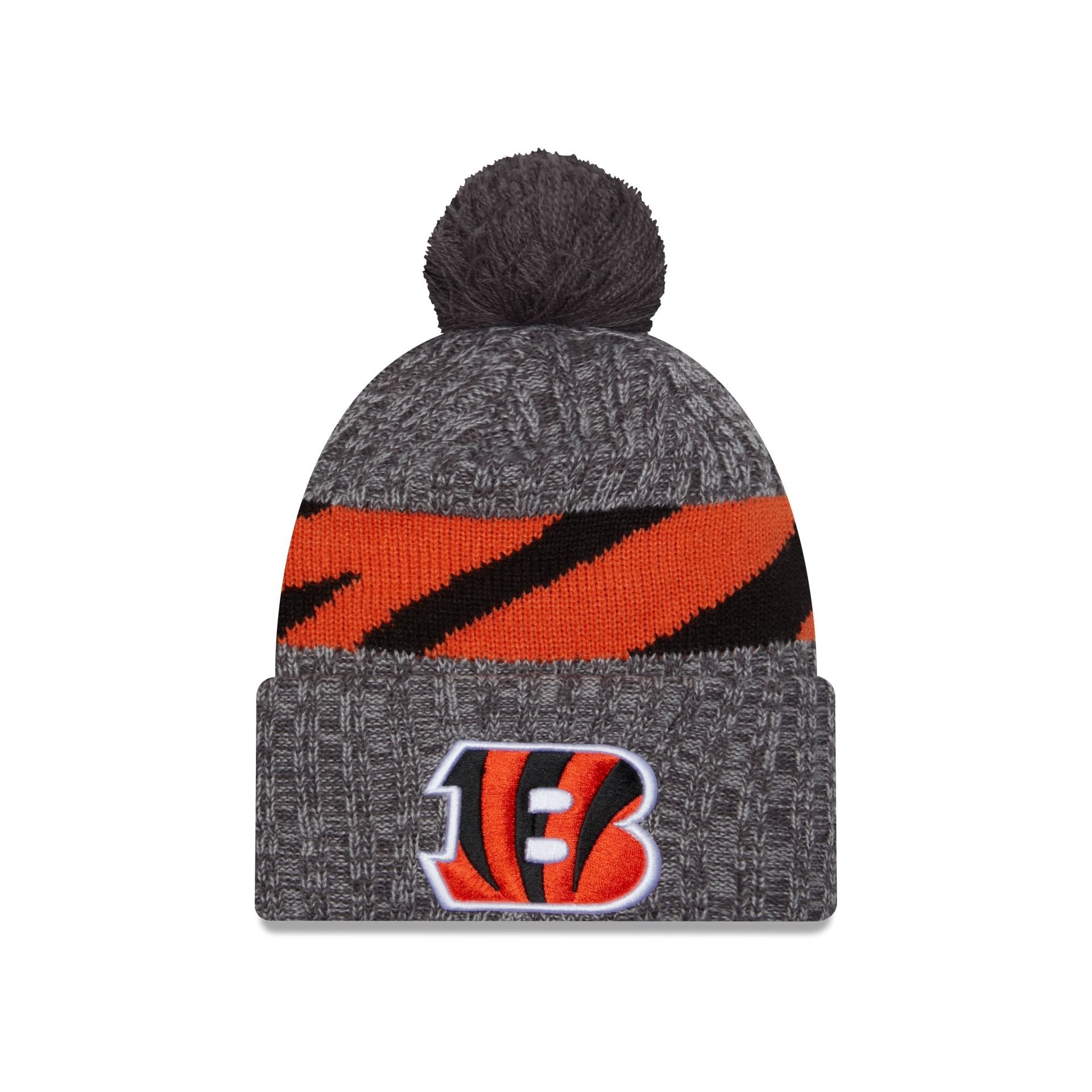 Cincinnati Bengals Knit Winter Hat Beanie New Era Cap On Field