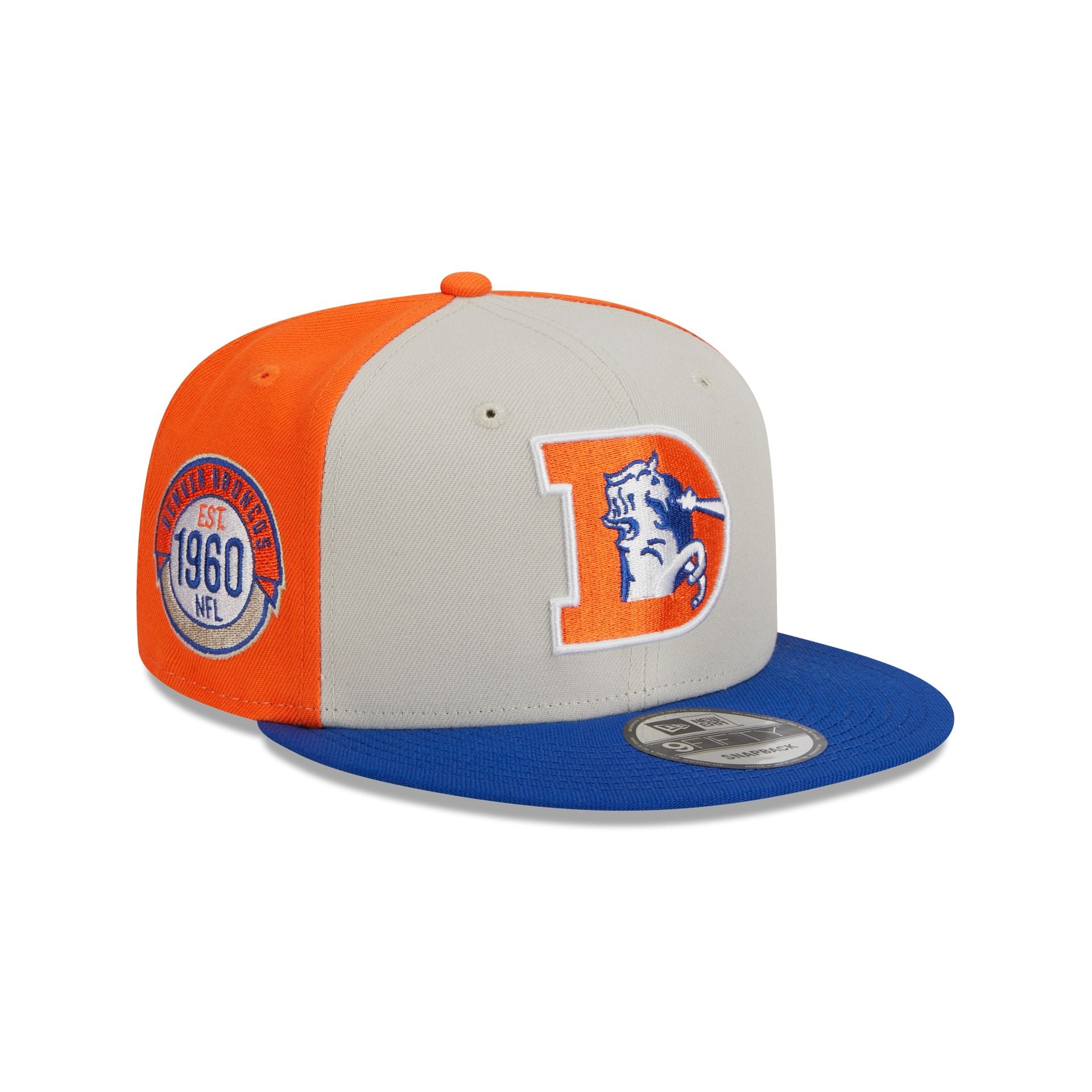 New Era Men's Denver Broncos 2023 Sideline Historic Blue 39Thirty