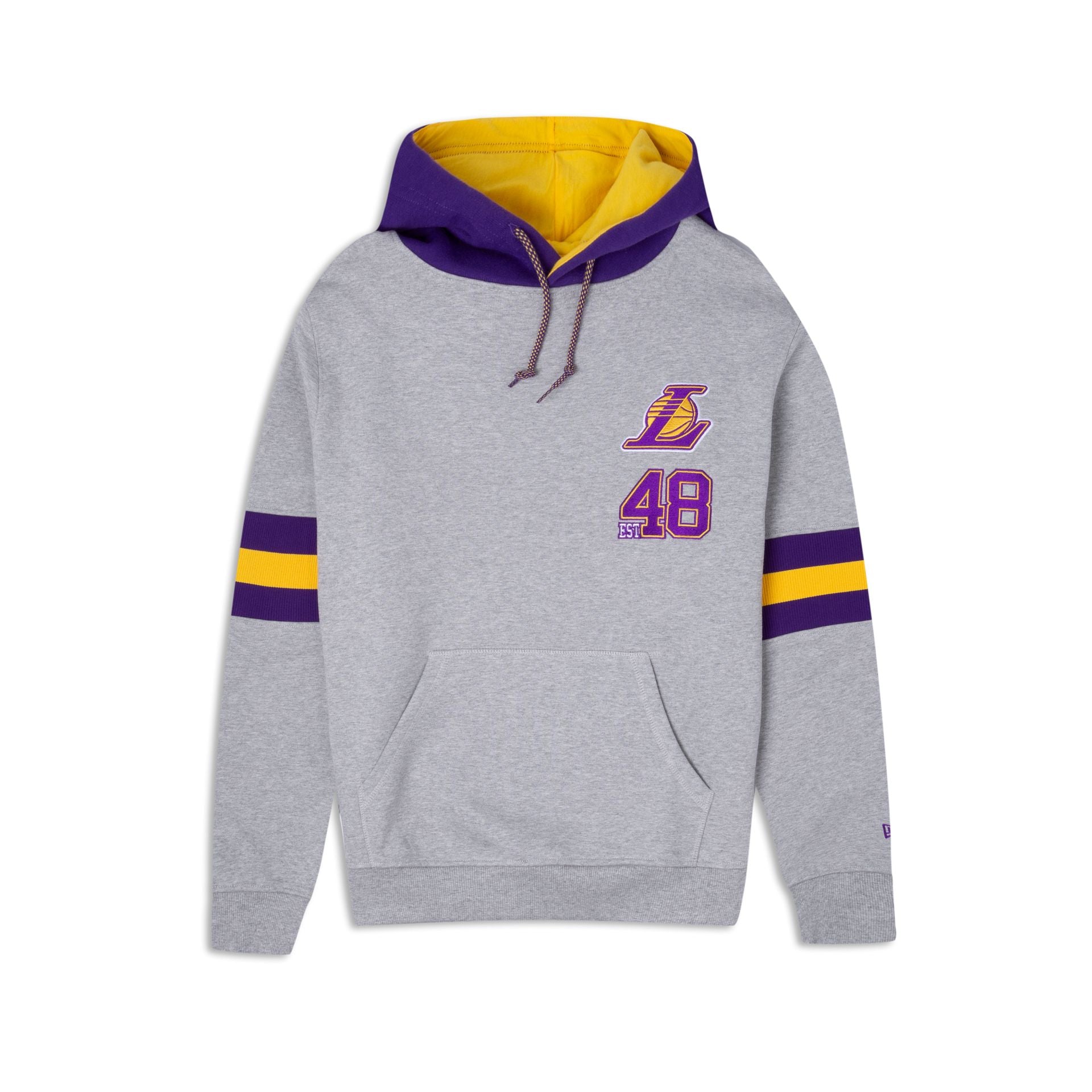 Purple New Era NBA LA Lakers Bomber Jacket
