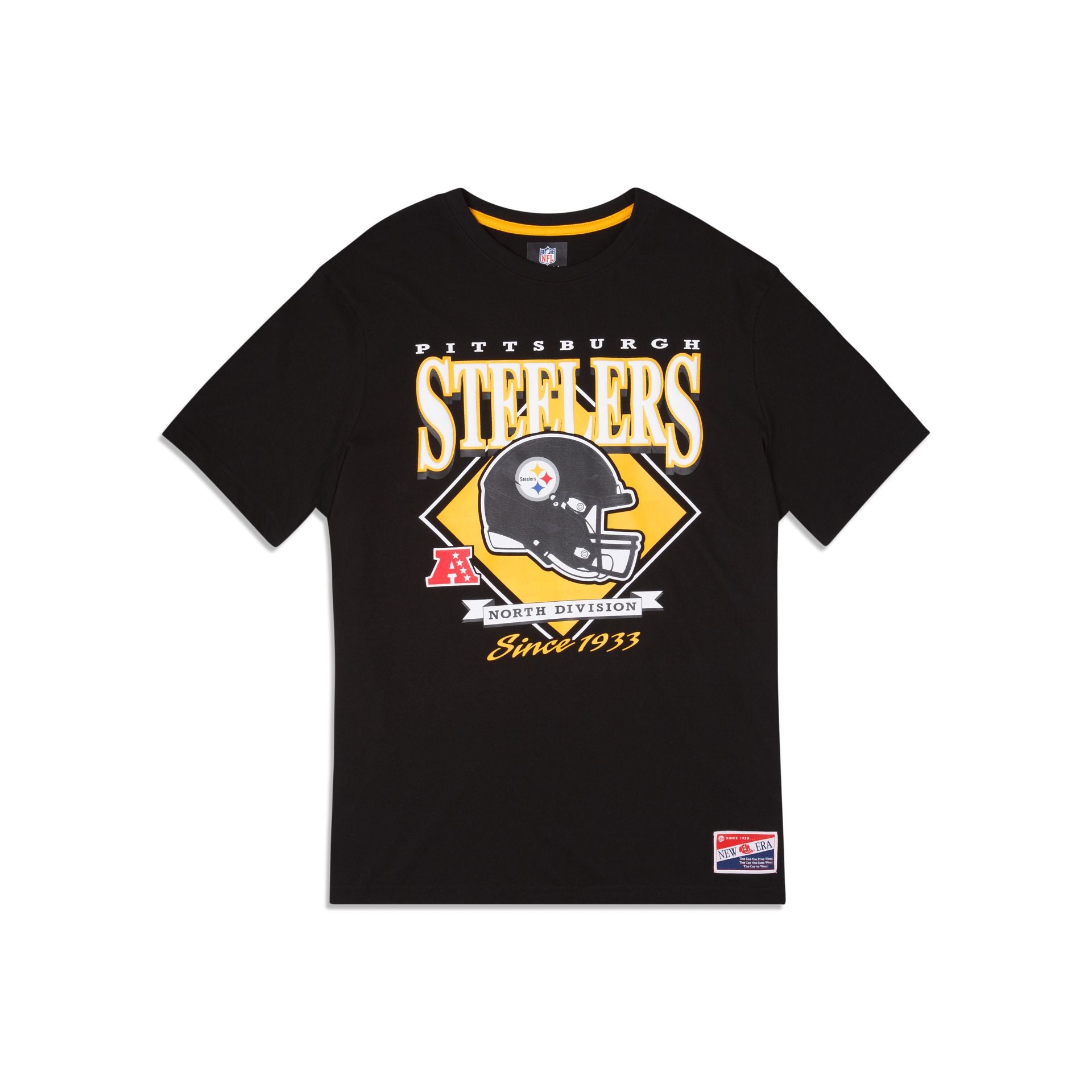 New Era Pittsburgh Steelers NFL Black T-Shirt: