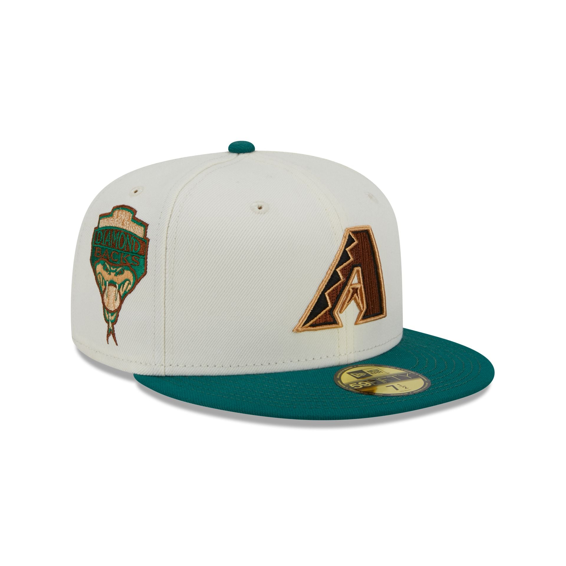 Arizona Diamondbacks MLB Vintage Throwback New Era 59FIFTY Fitted Hat 7 1/2