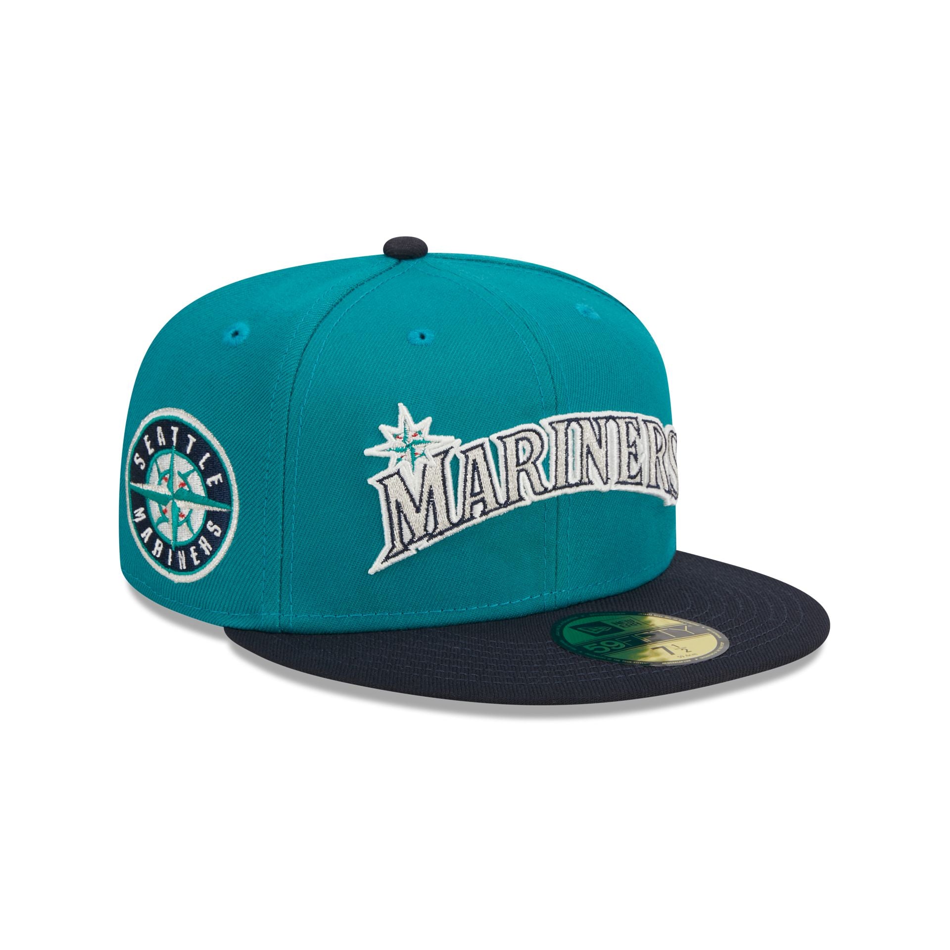 Tampa Bay Rays New Era Retro Jersey Script 59FIFTY Fitted Hat
