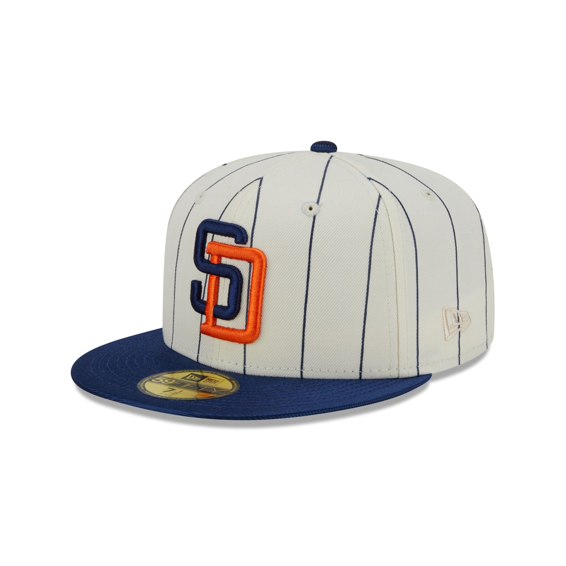 New Era 59FIFTY San Diego Padres Fitted Hat Grey White