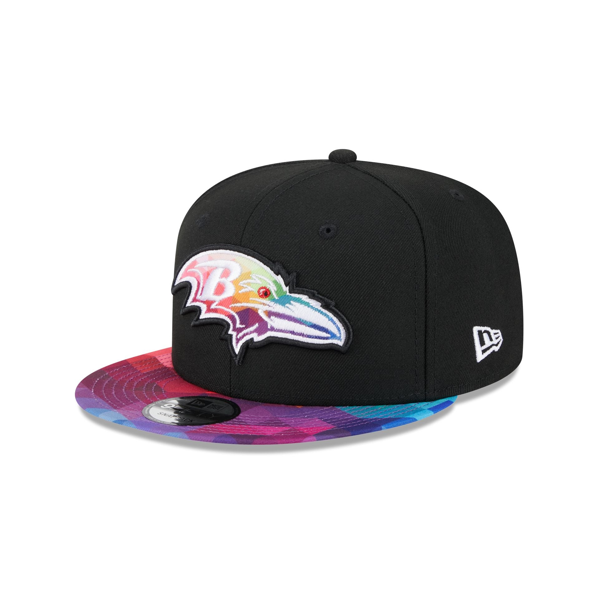 Baltimore Ravens 2023 Crucial Catch 9FIFTY Snapback Hat, Black, NFL by New Era