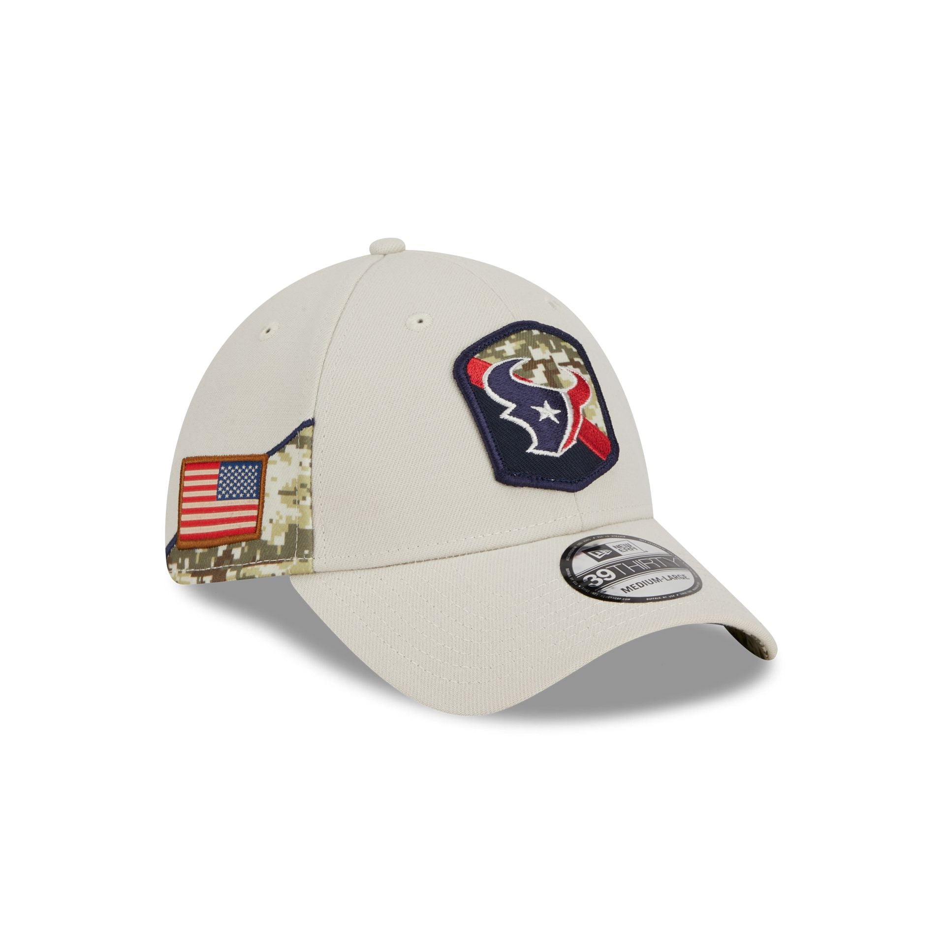 Chicago Bears 2023 Salute to Service New Era 39THIRTY Flex Fit Hat Small/Medium