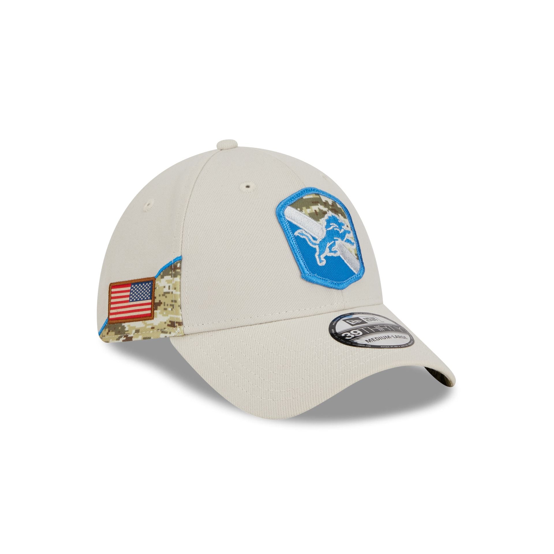 Detroit Lions NFL22 Salute to Service 3930 Hat - 196501270483