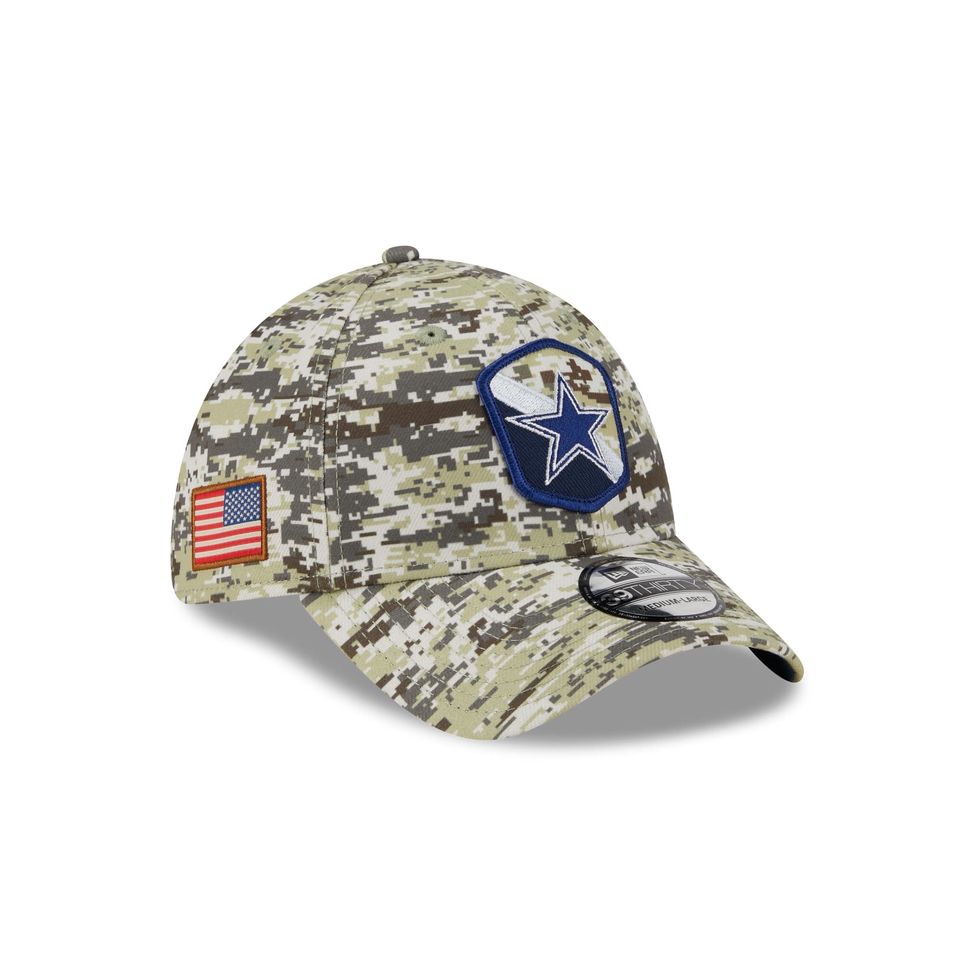 St Louis Rams NFL TEAM-BASIC Army Camo Fitted Hat by New Era