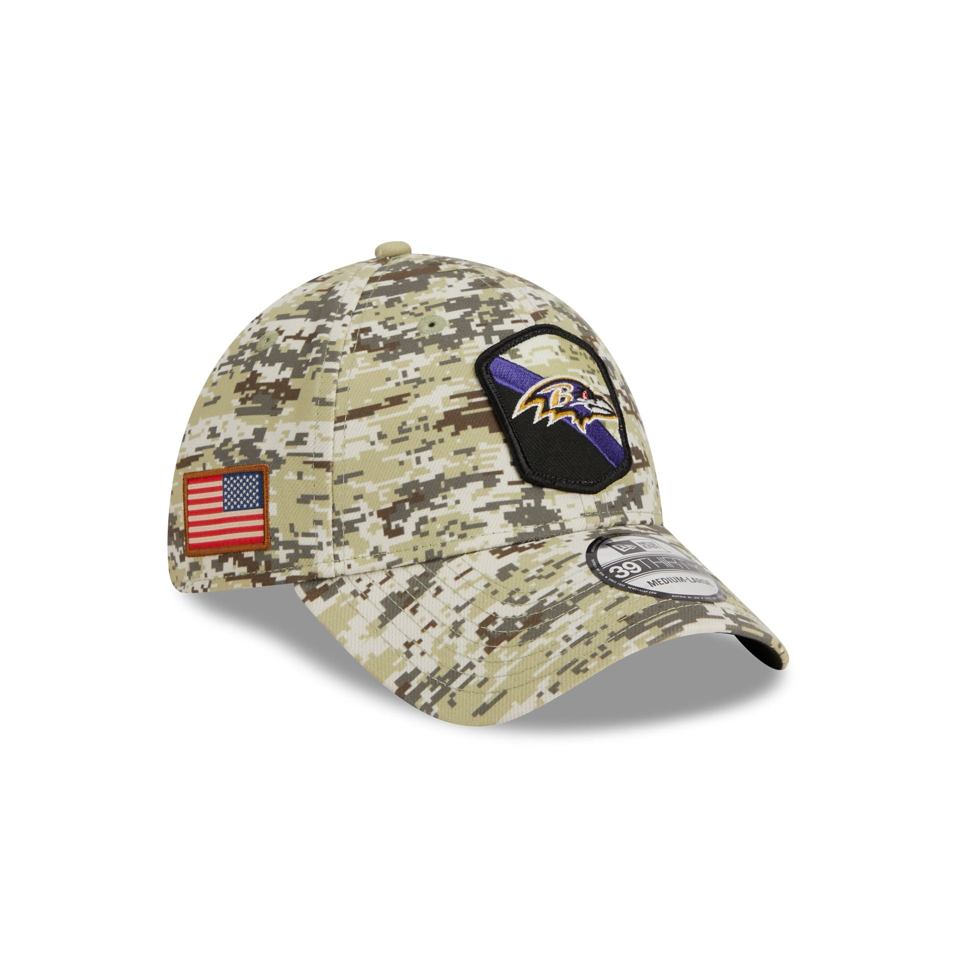 Buffalo Bills Hat Cap NEW Salute To Service Sideline Big Patch