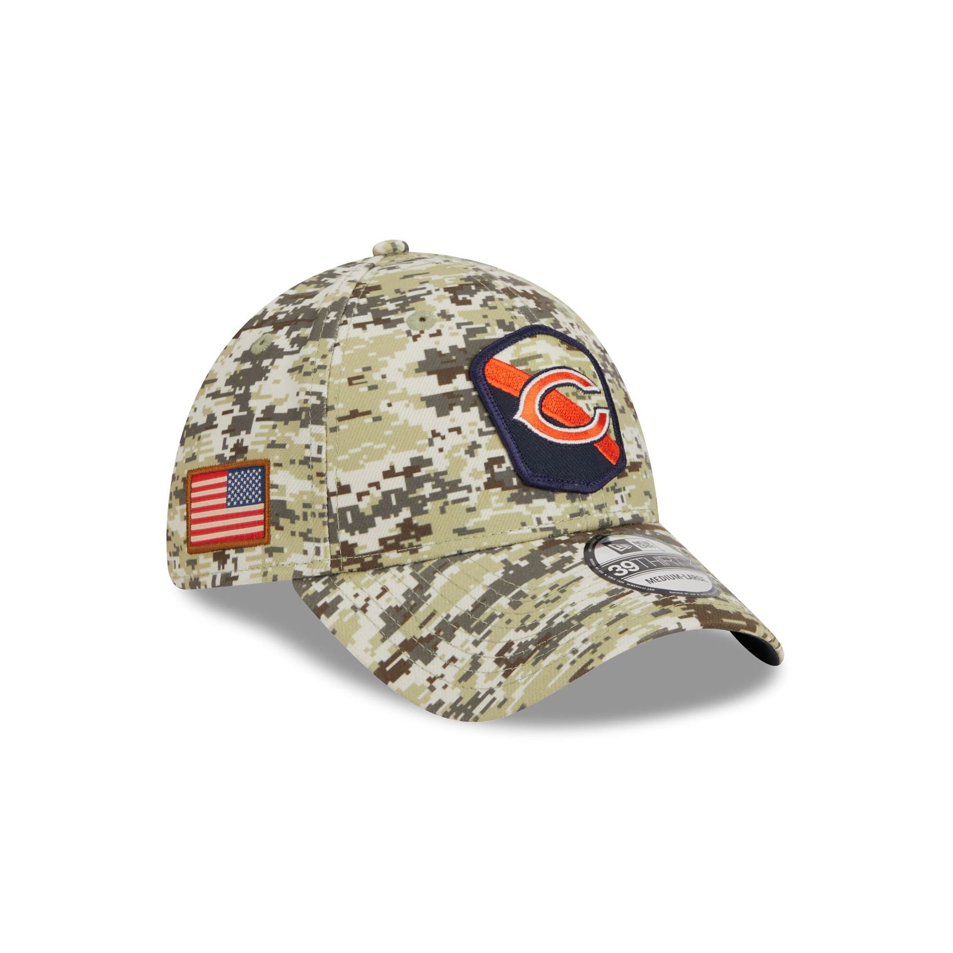 Chicago Bears Camo 39Thirty Flex Hat by New Era®