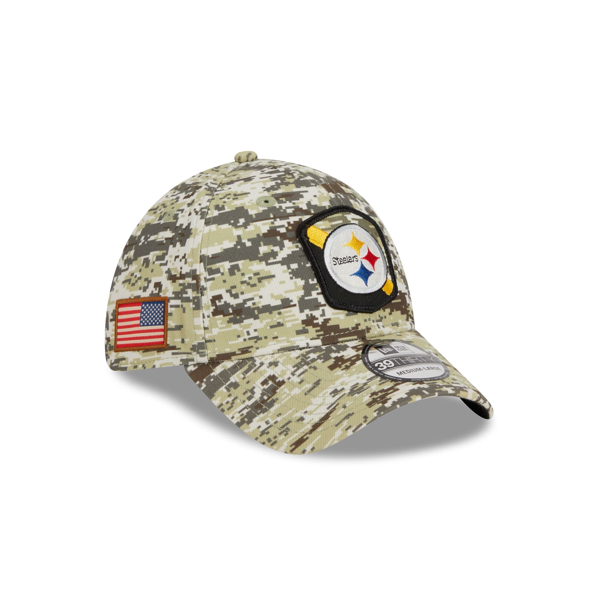 Pittsburgh Steelers New Era 9FIFTY Camo Sideline Training Hat