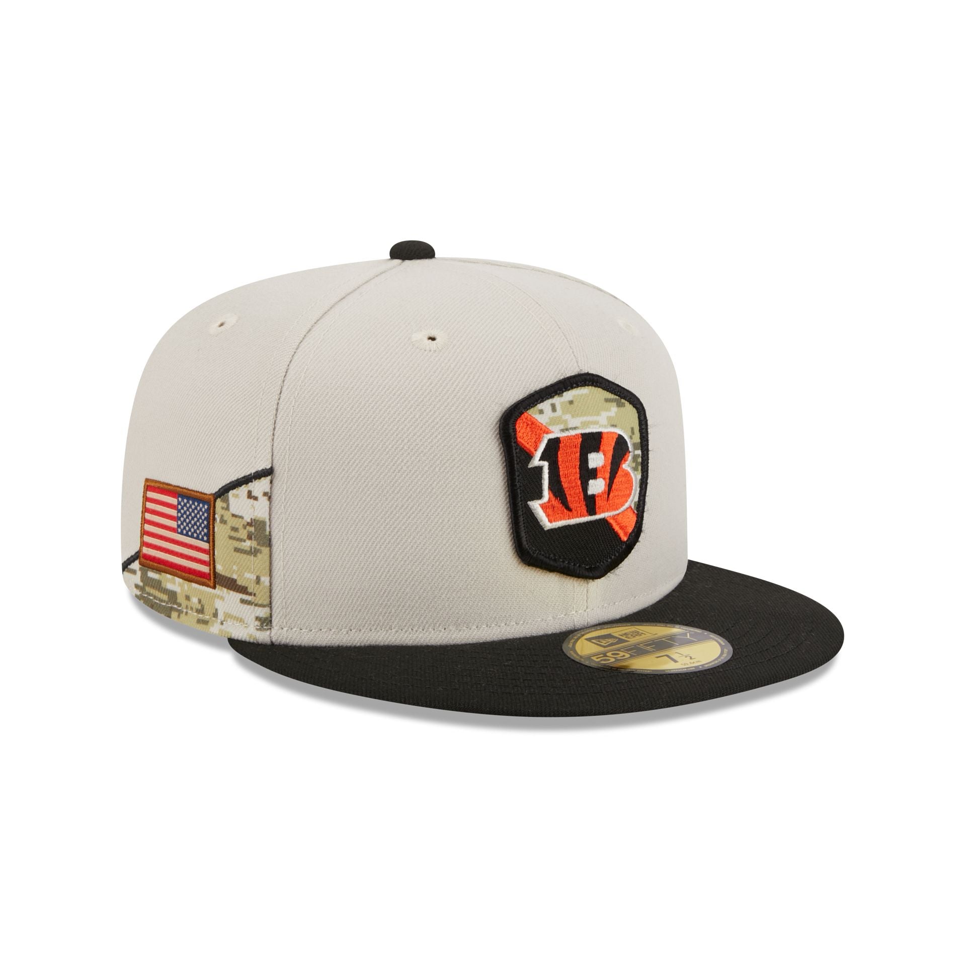 Cincinnati Bengals 2023 Salute to Service Camo 9FIFTY Snapback Hat, NFL by New Era