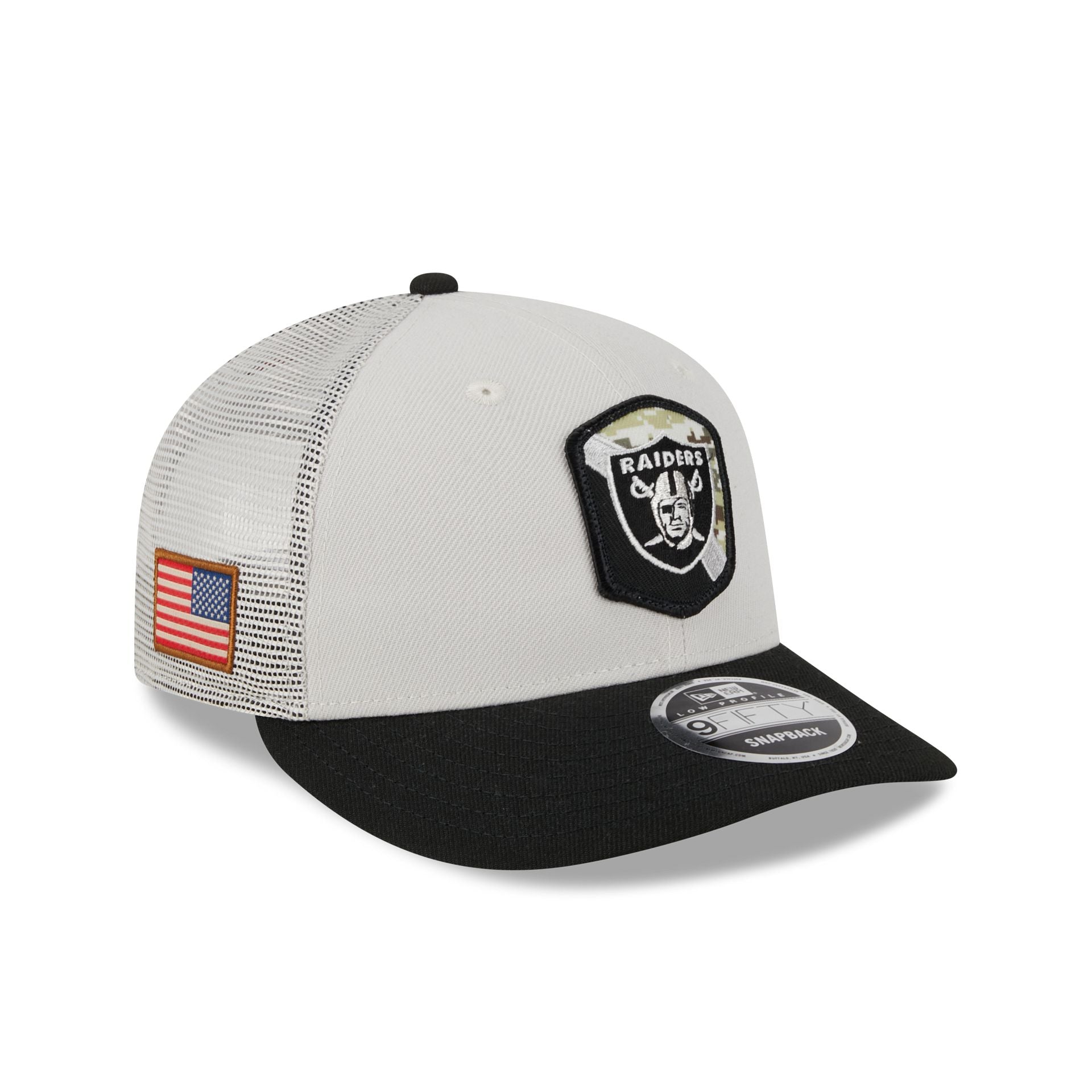 Las Vegas Raiders Satin 9FIFTY Snapback Hat, Black, NFL by New Era