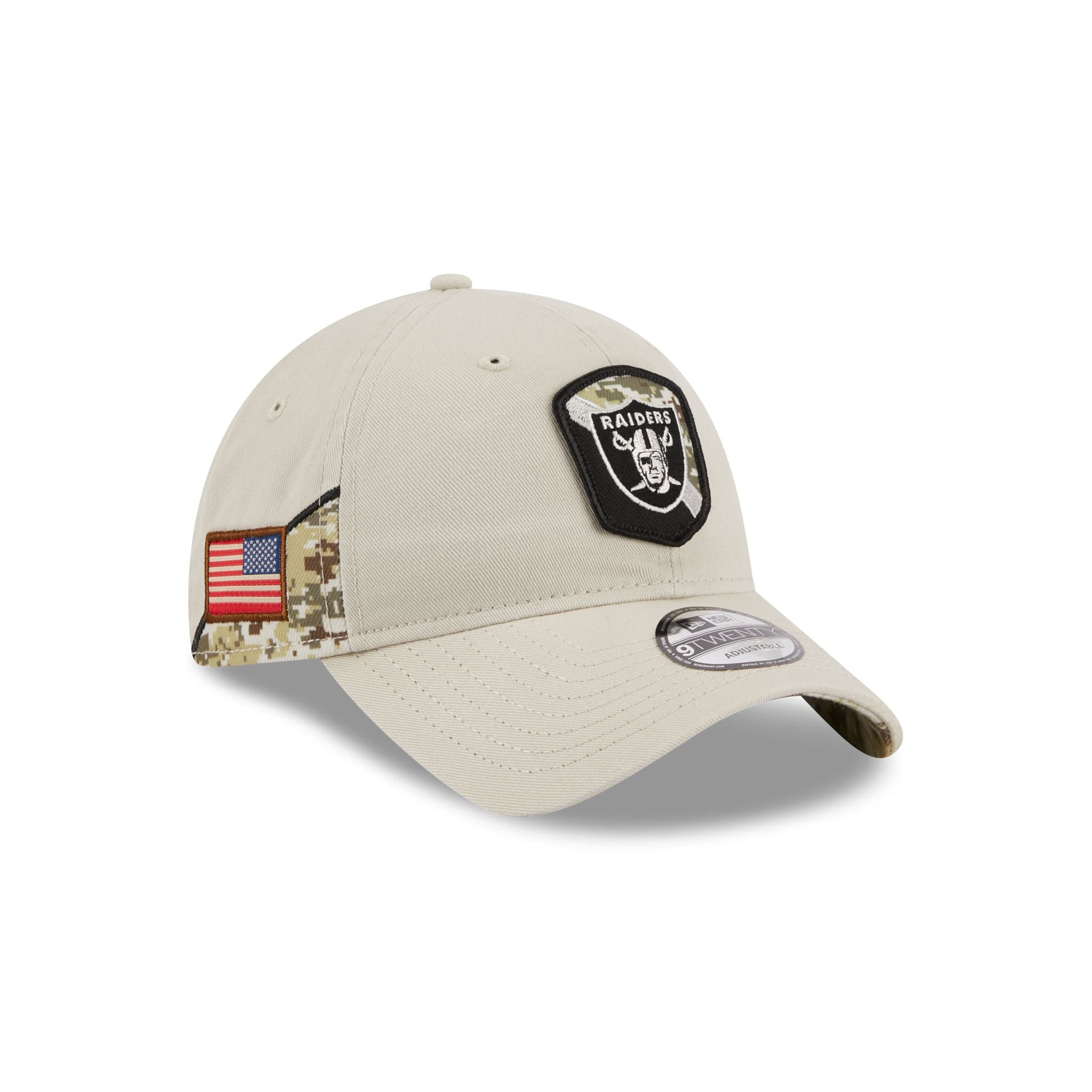 New Era Las Vegas Raiders Salute to Service 9TWENTY Adjustable Hat