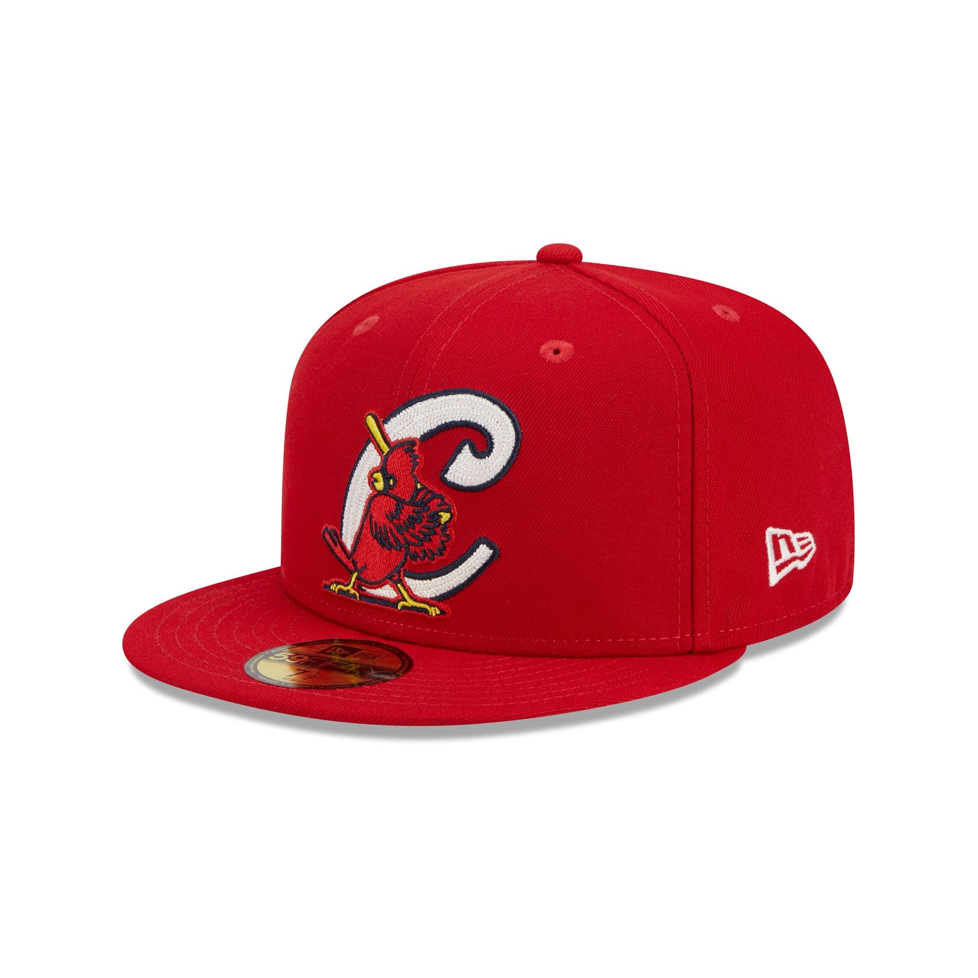 Louisville Cardinals New Era Basic 59FIFTY Fitted Hat - Red