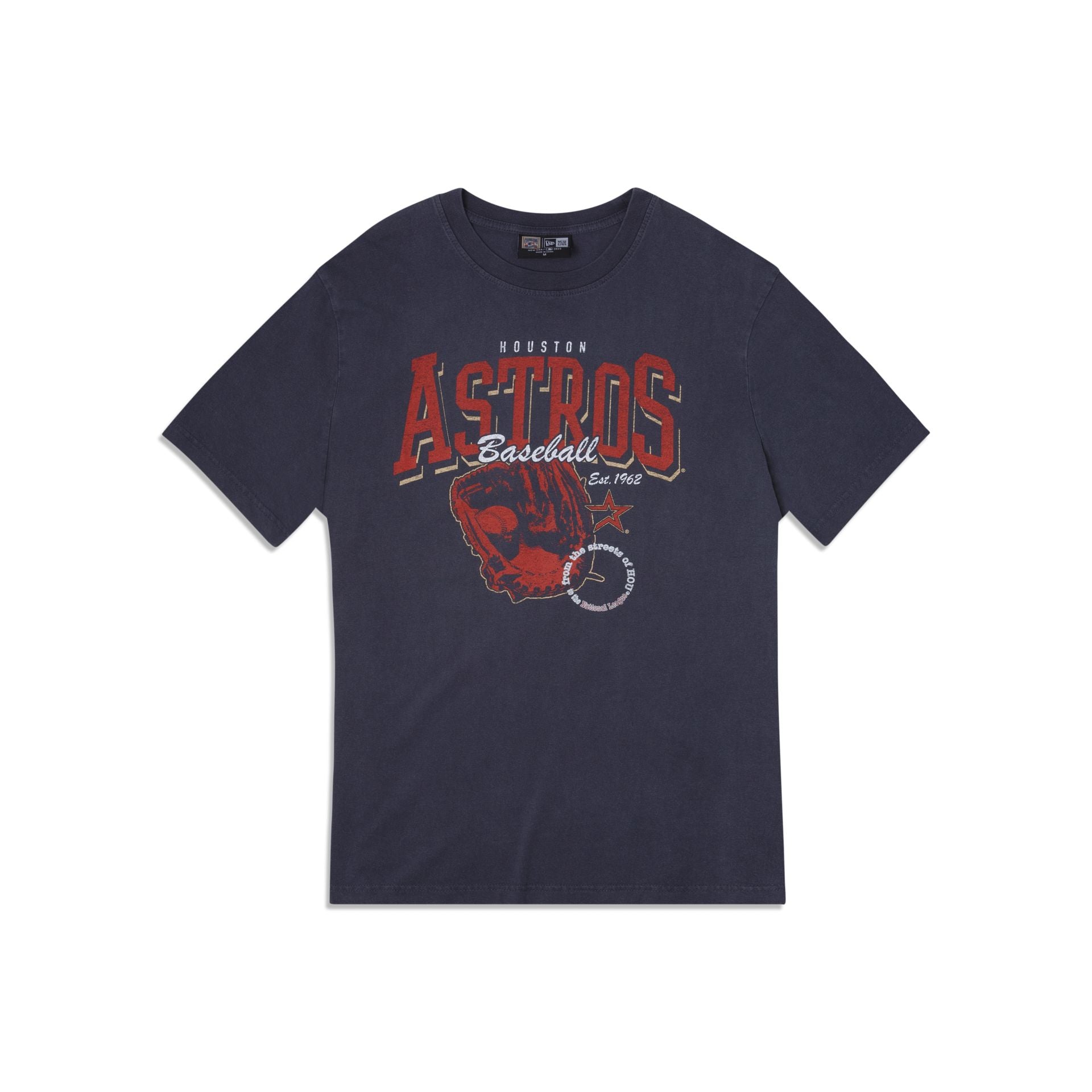 Houston Astros Old School Sport Long Sleeve T-Shirt, Black - Size: XXL, MLB by New Era