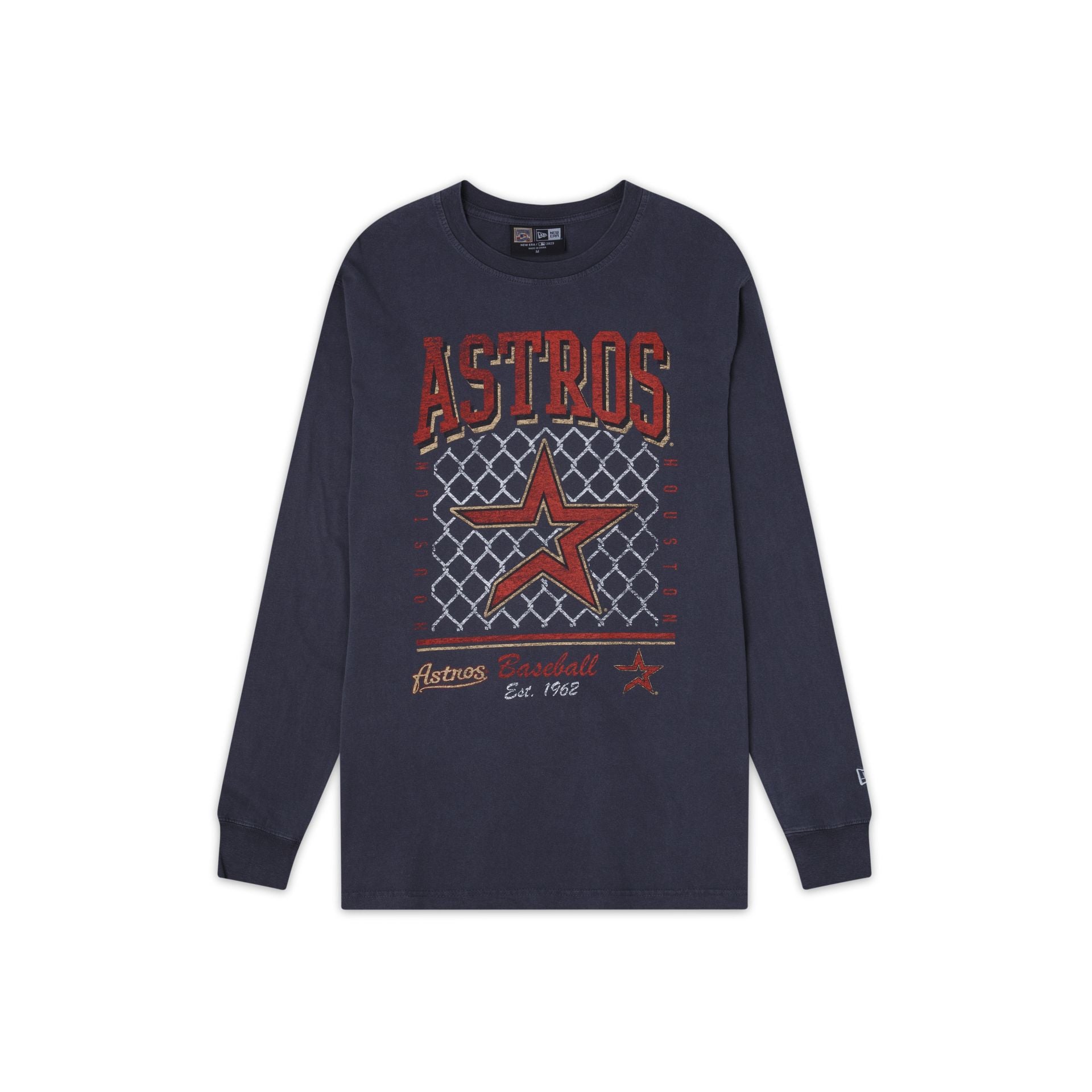 Houston Astros True Classics Vintage Graphic Crew Sweatshirt - Mens
