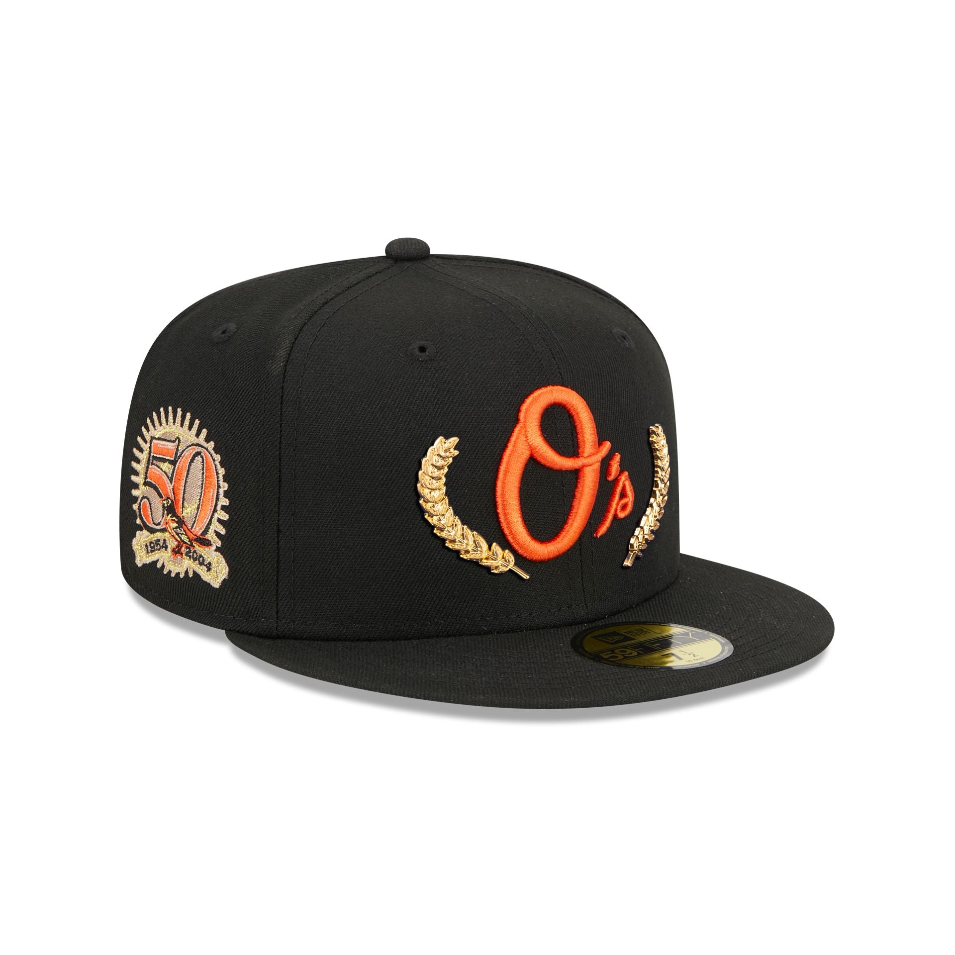 Baltimore Orioles Gold Leaf 59FIFTY Fitted Hat – New Era Cap