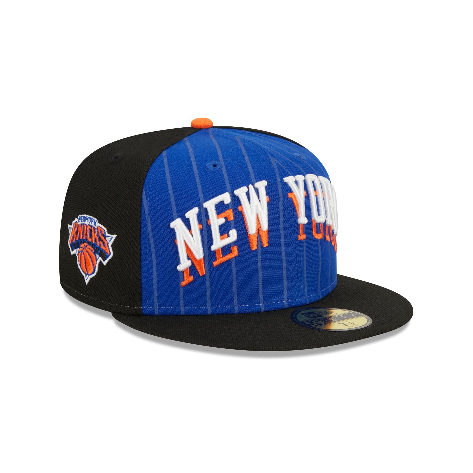 Men's New York Knicks New Era Navy/Gold Midnight 59FIFTY Fitted Hat