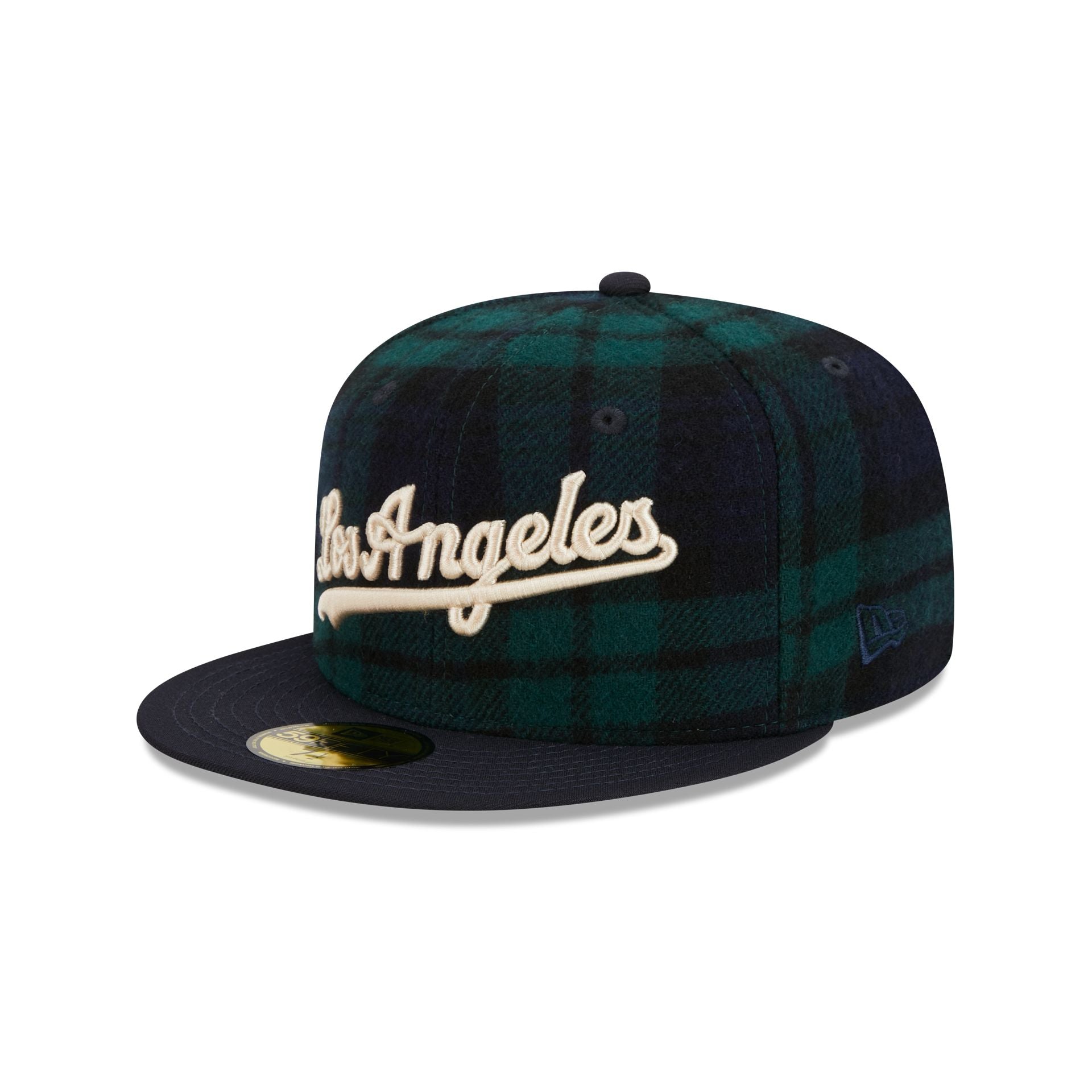 Los Angeles Dodgers Plaid 59FIFTY Fitted Hat - Size: 7, MLB by New Era