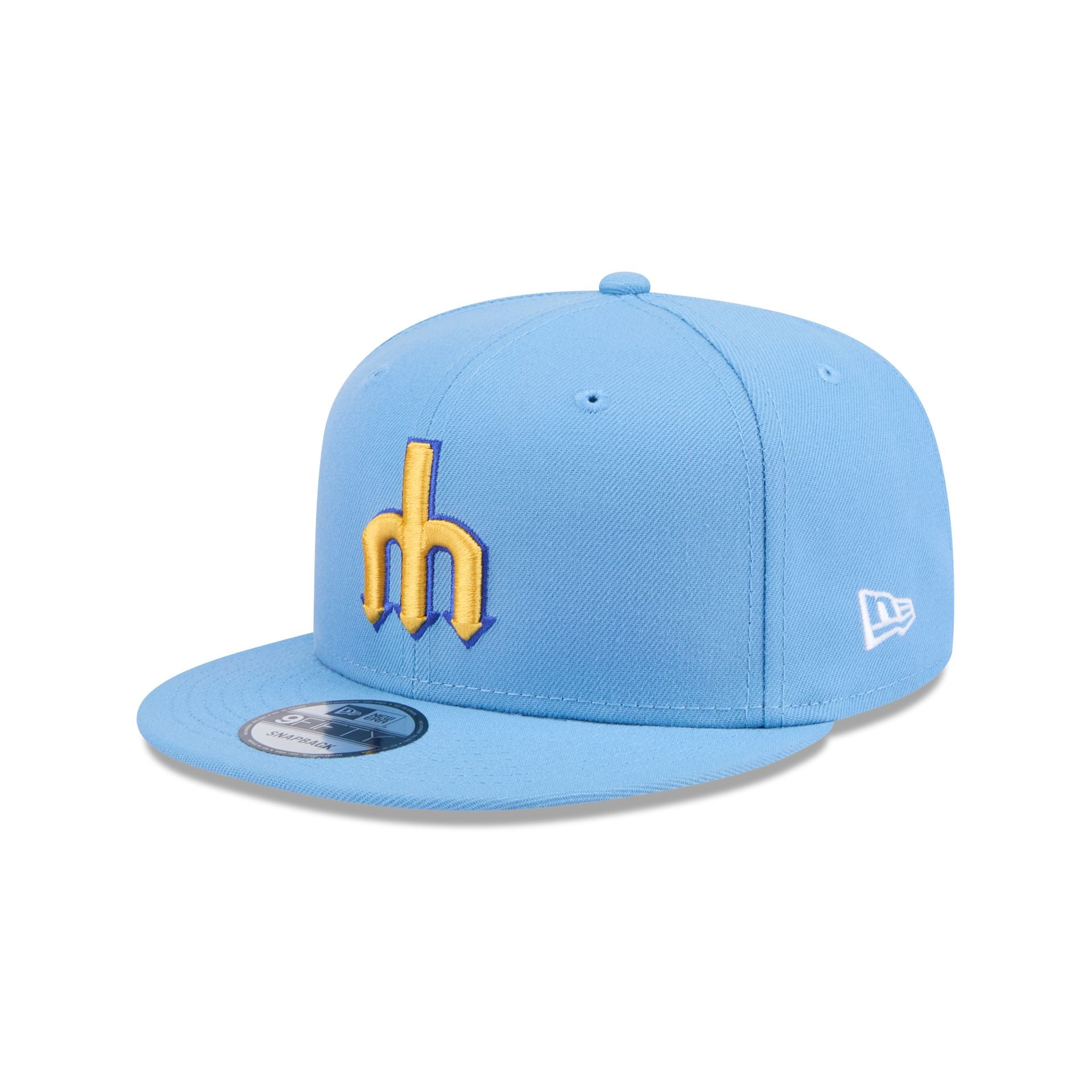 Seattle Mariners Capzboise buy Icy Blue White Corduroy 7 5/8 New Era Cap Pro Image