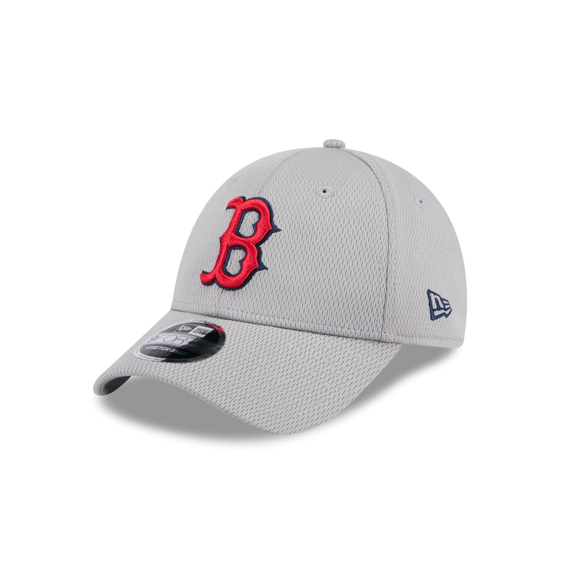 Boston Red Sox Gray 9FORTY Stretch Snap Hat MLB by New Era